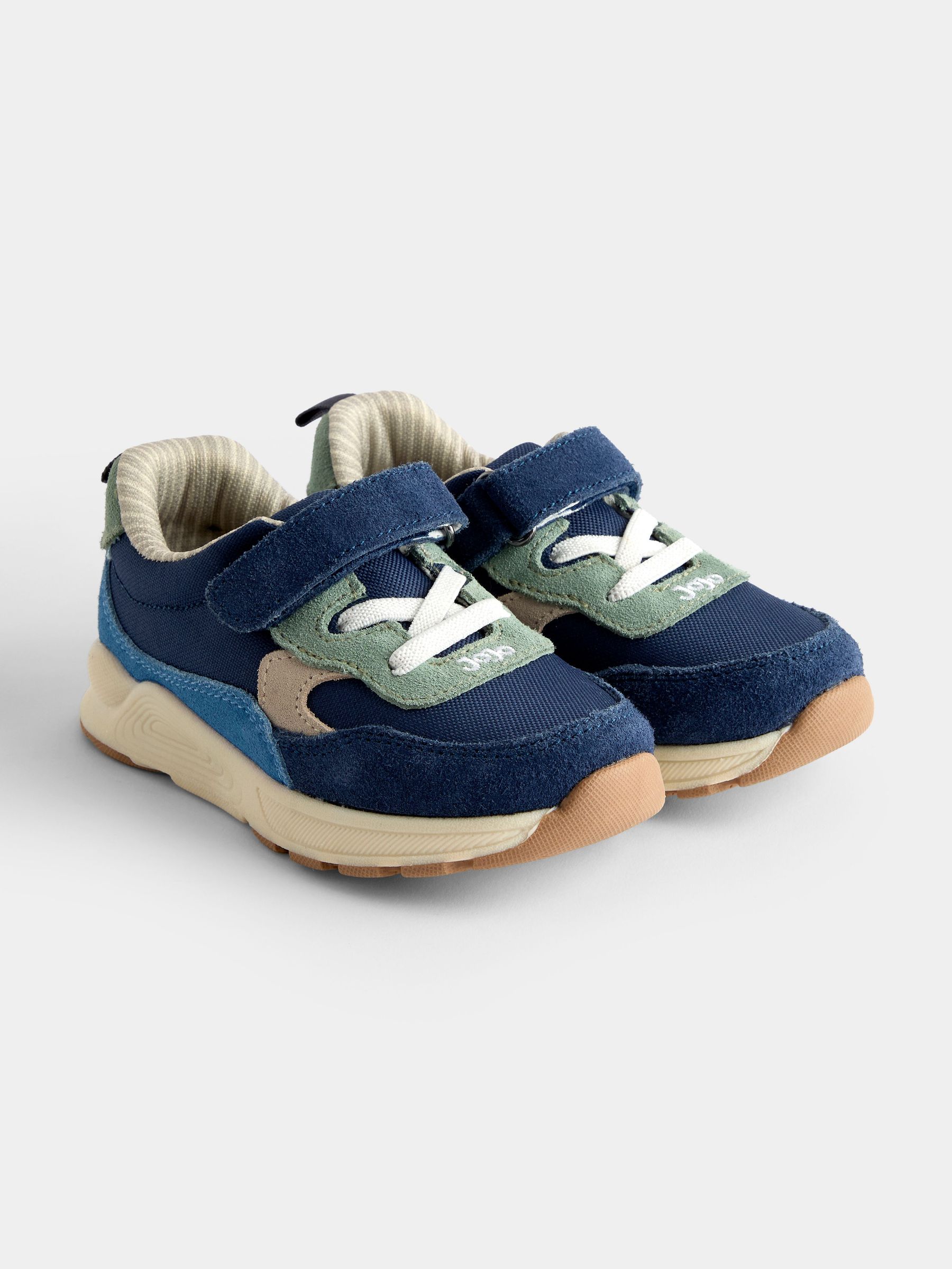 Blue Colourblock - Riptape Trainers