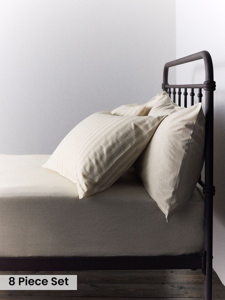 The Set 4 Pack Fitted Sheets With Pillowcases