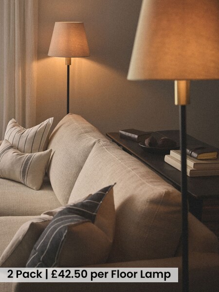 The Set 2 Pack Metal Floor Lamps