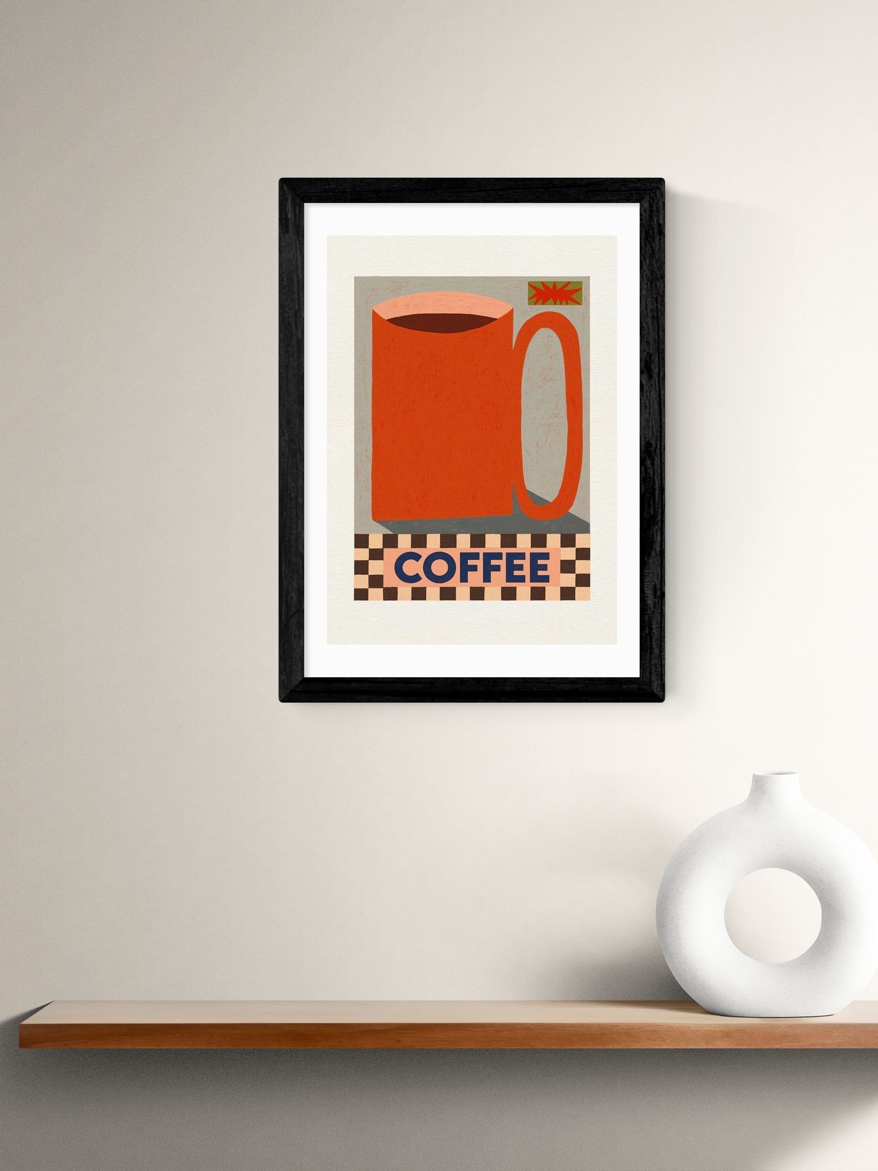 East End Prints How Do You Take Your Coffee Wall Art Print By Sophie Deller