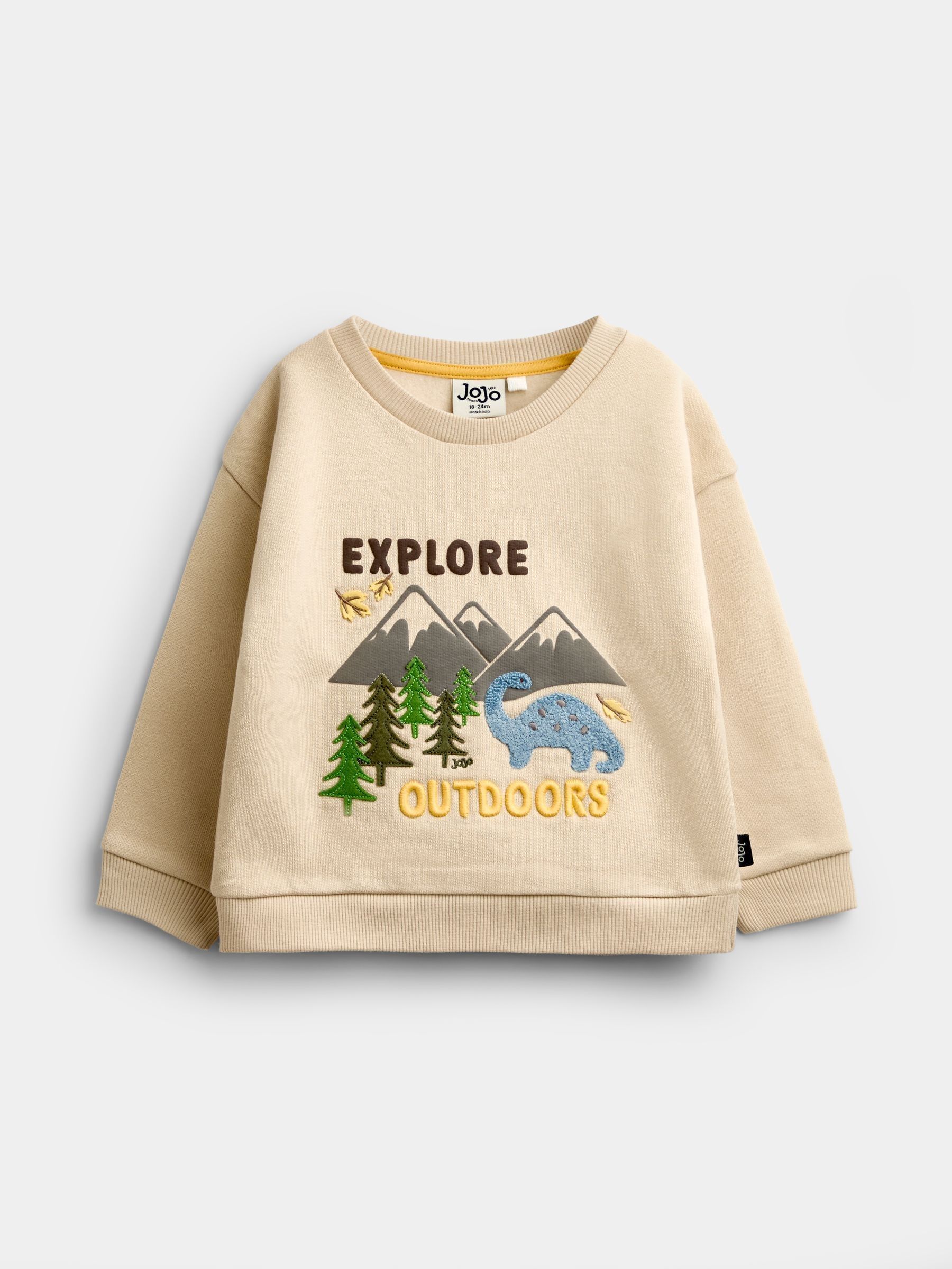Natural Dino - Slogan Sweatshirt