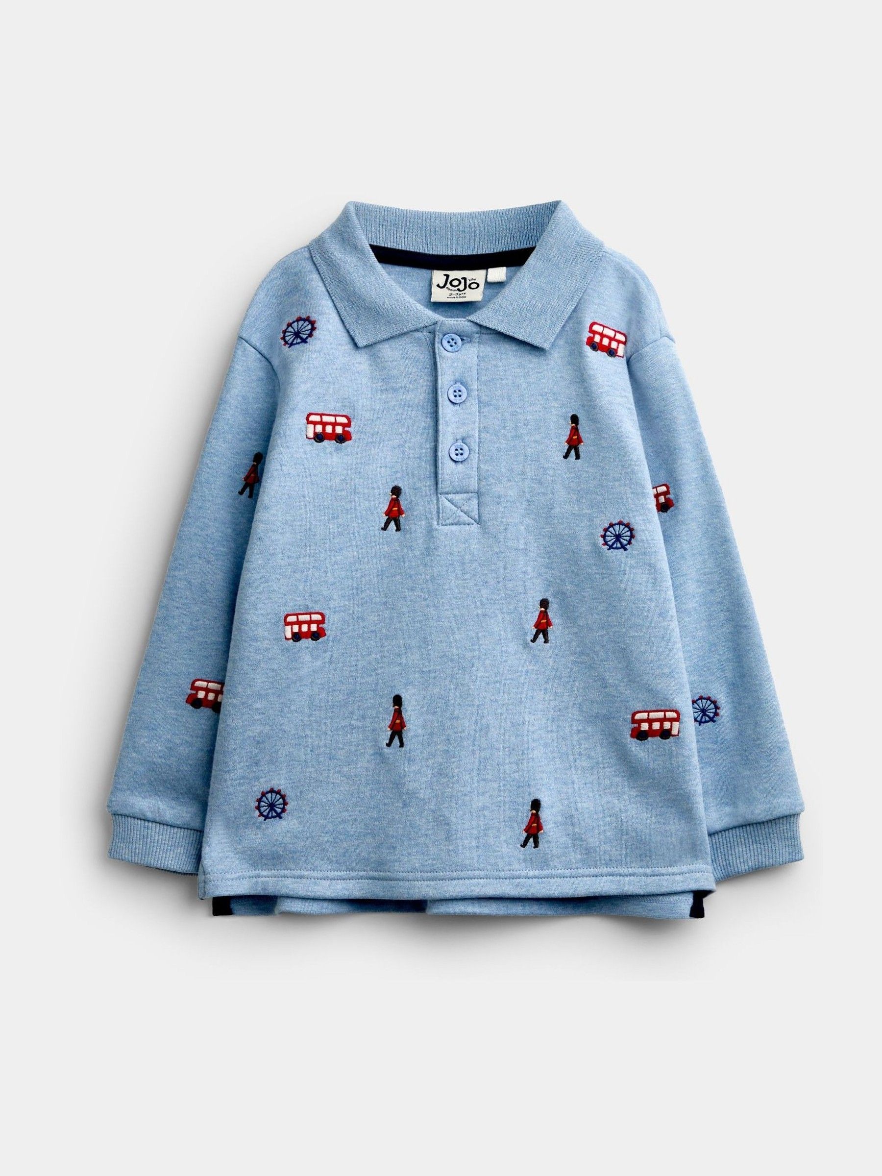 Light Blue London Guard - Embroidered Polo Shirt