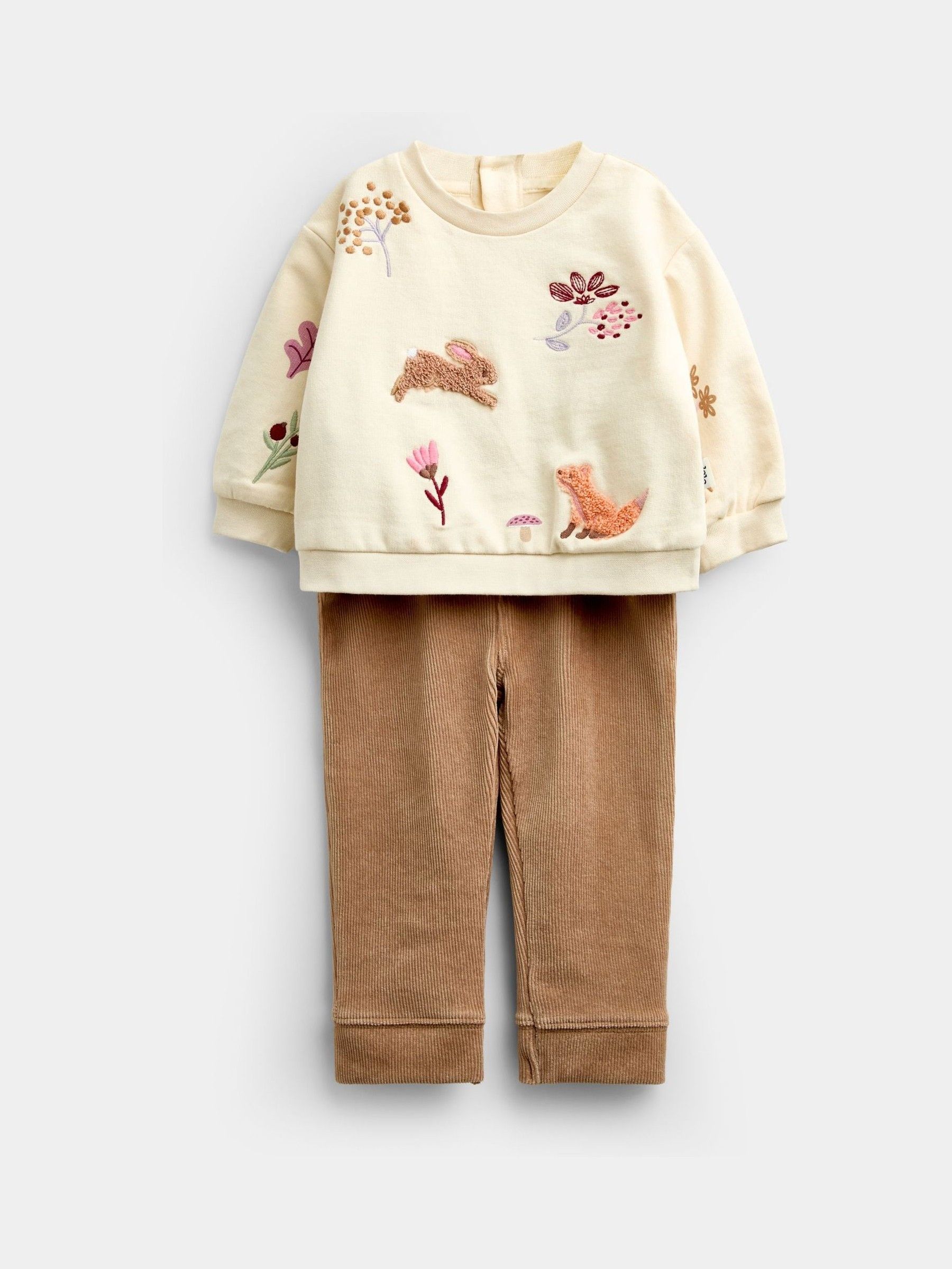 Cream Woodland - Sweatshirt & Leggings Set