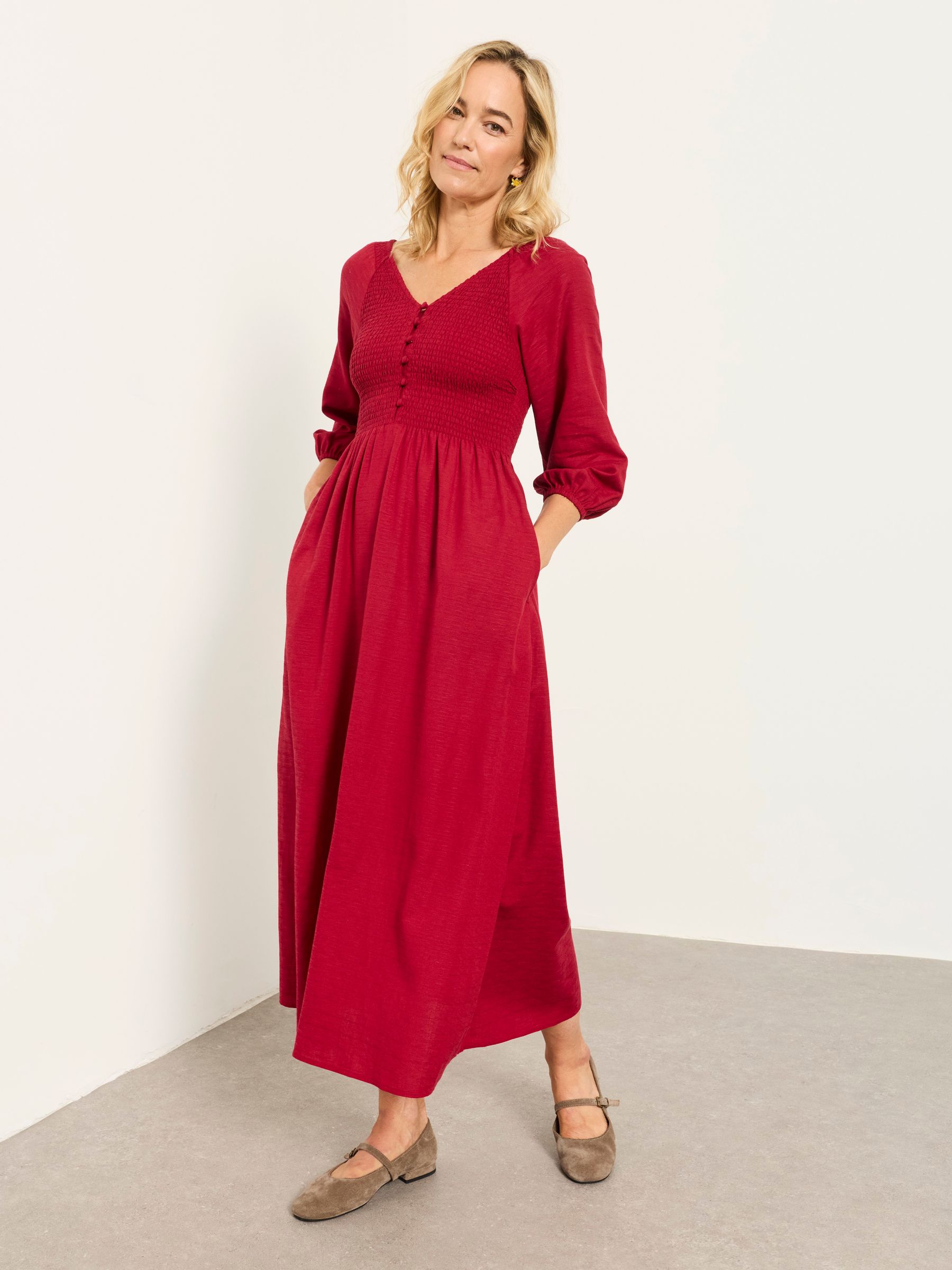 Red - Midi Dress