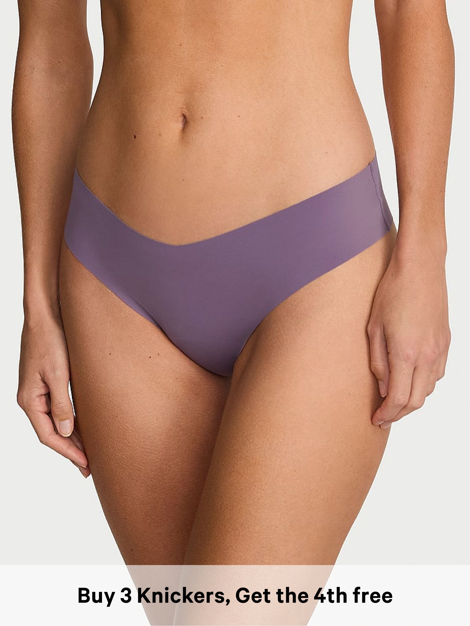 Mulled Grape Purple - Thong Strappy Back Knickers