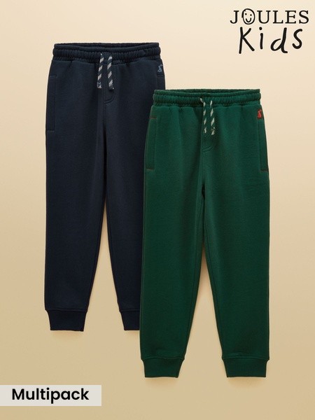 Green & Navy - Pack Of Two Joggers