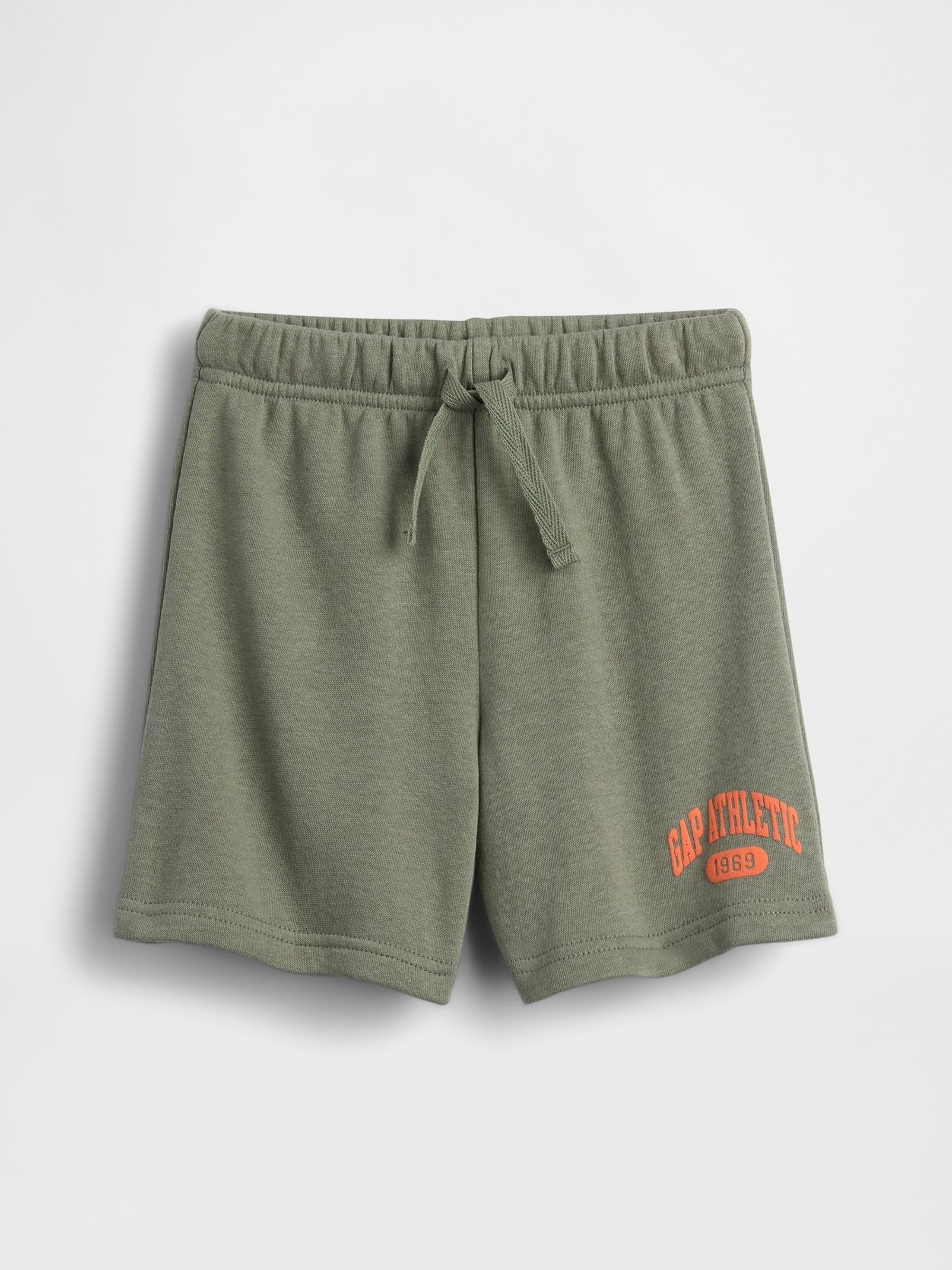 Green - Relaxed Pull On French Terry Shorts