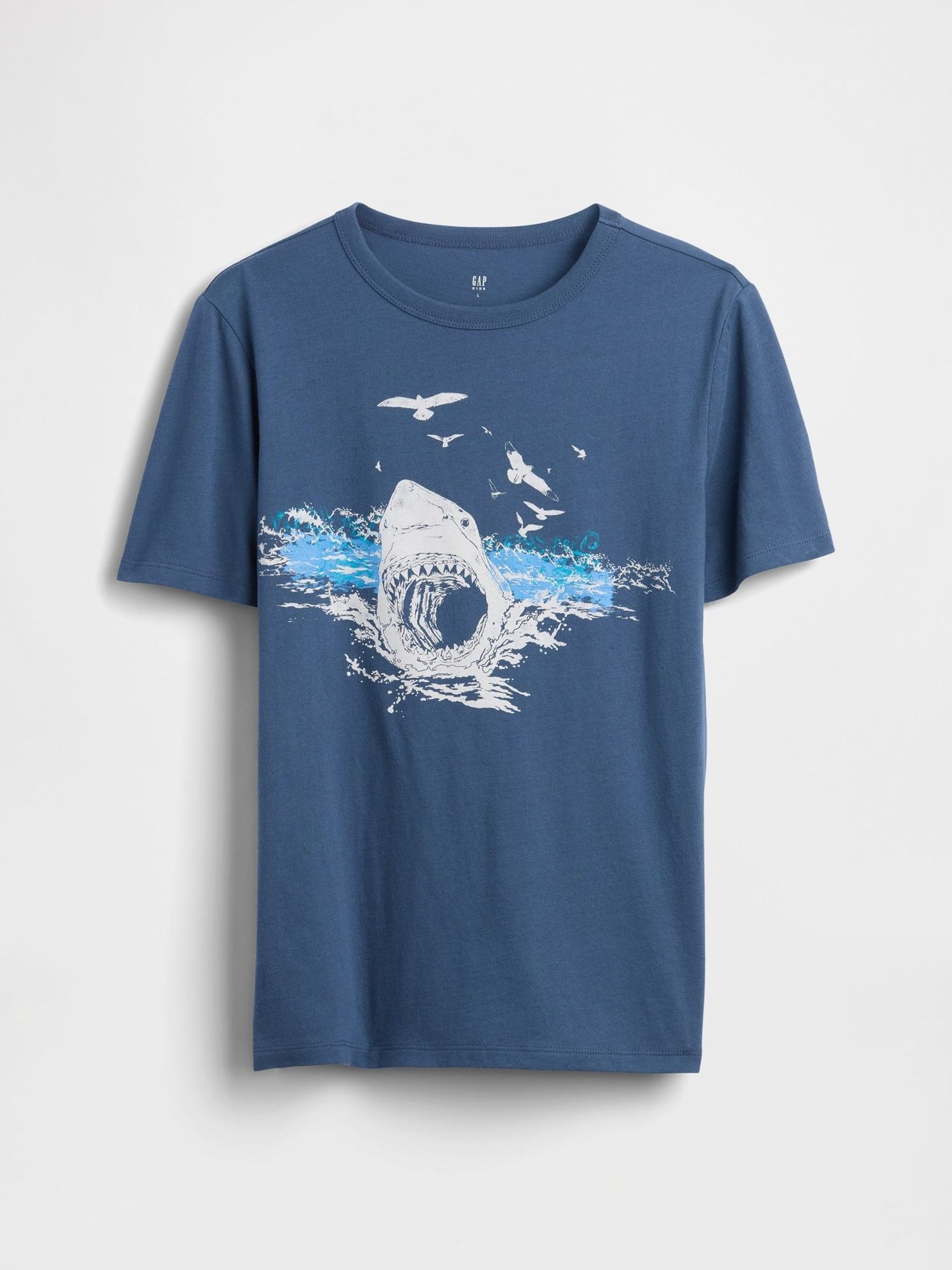 Blue Shark - Graphic Short Sleeve T-shirt