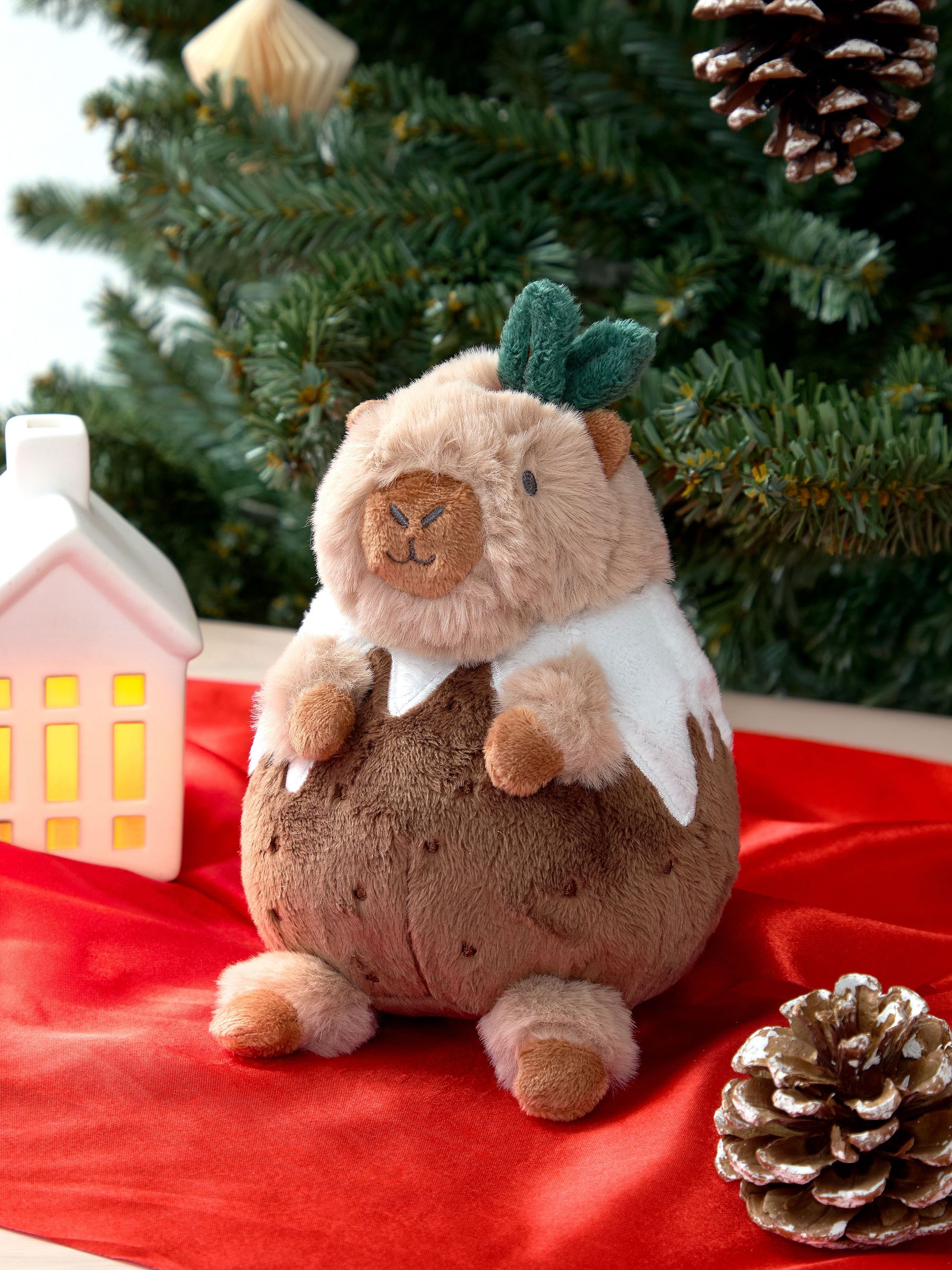 Barry Capybara Christmas Soft Toy Plushie Small