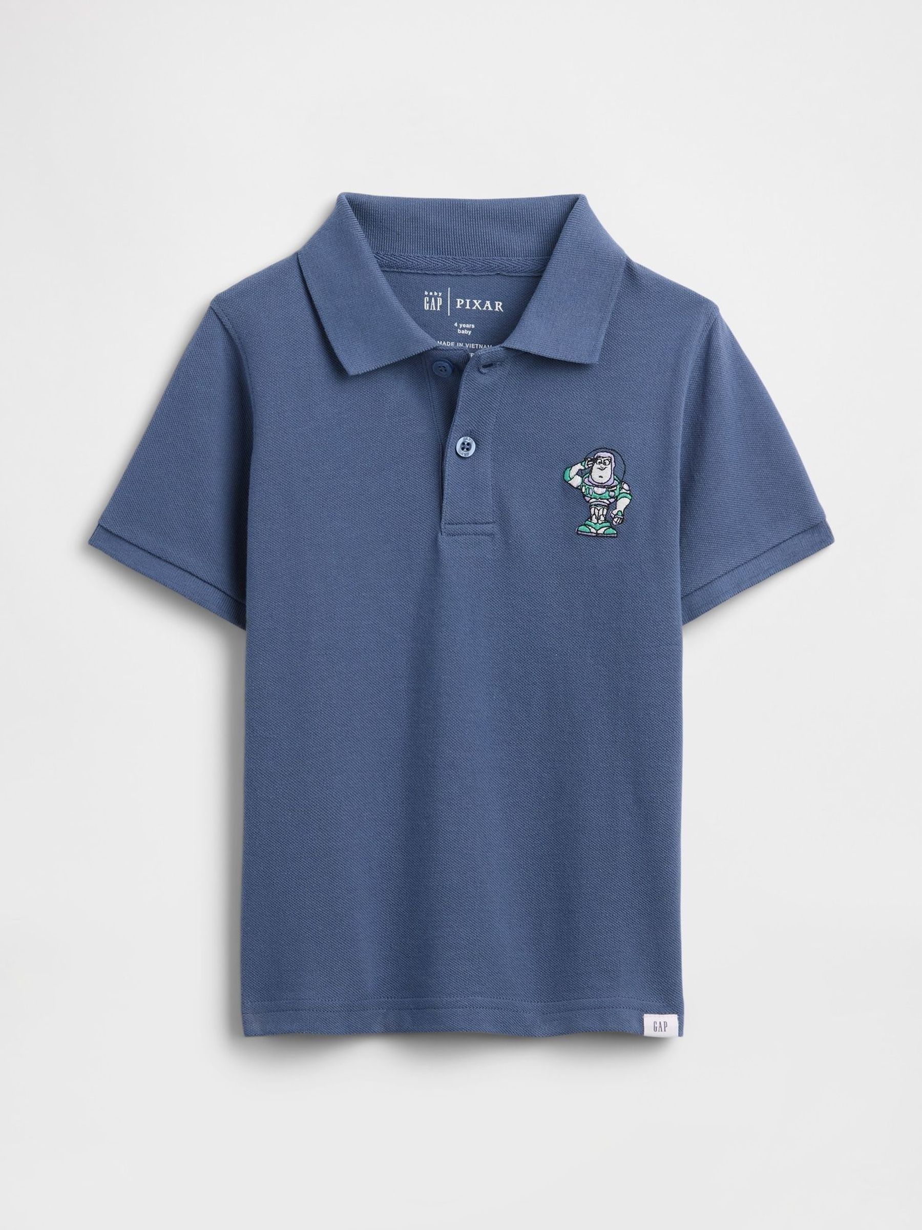 Blue Buzz Lightyear - Disney Pique Polo Shirt
