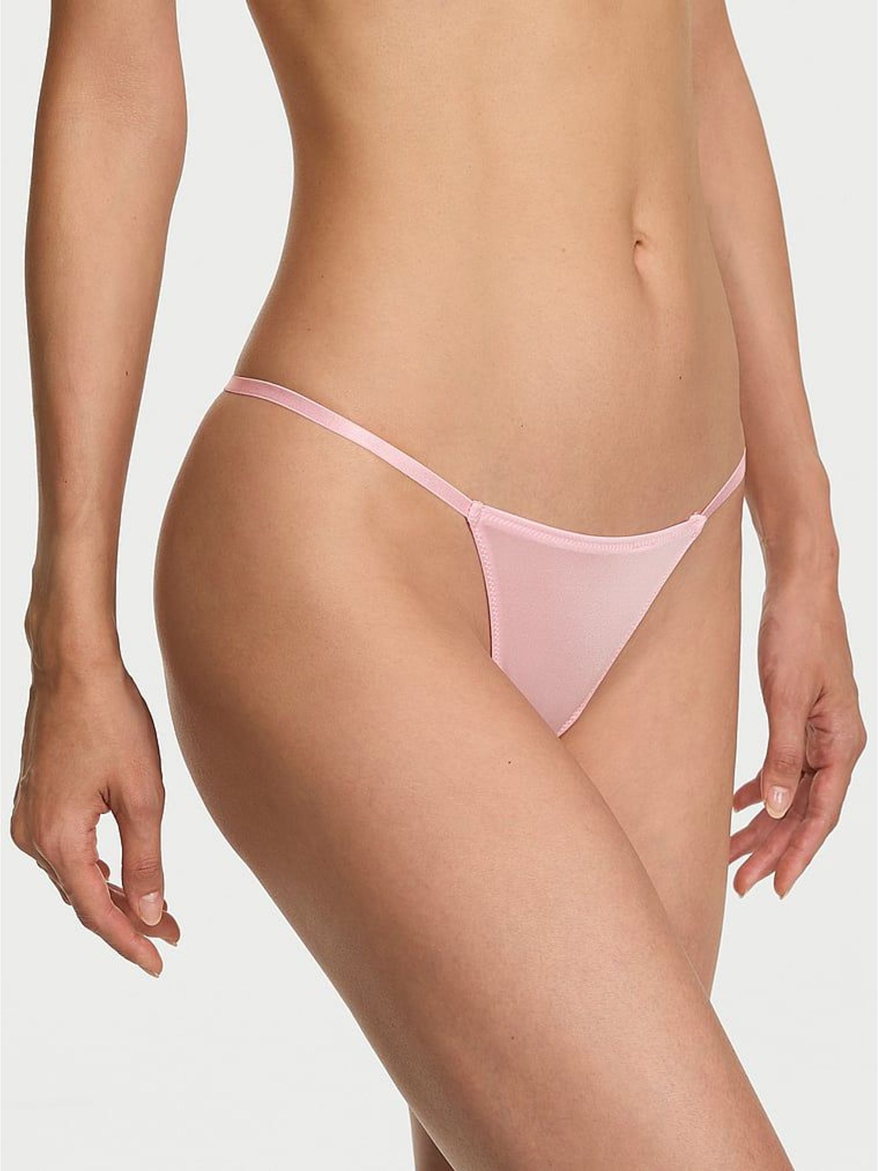 Pretty Blossom Pink - Cheeky Shine Monogram Logo Knickers