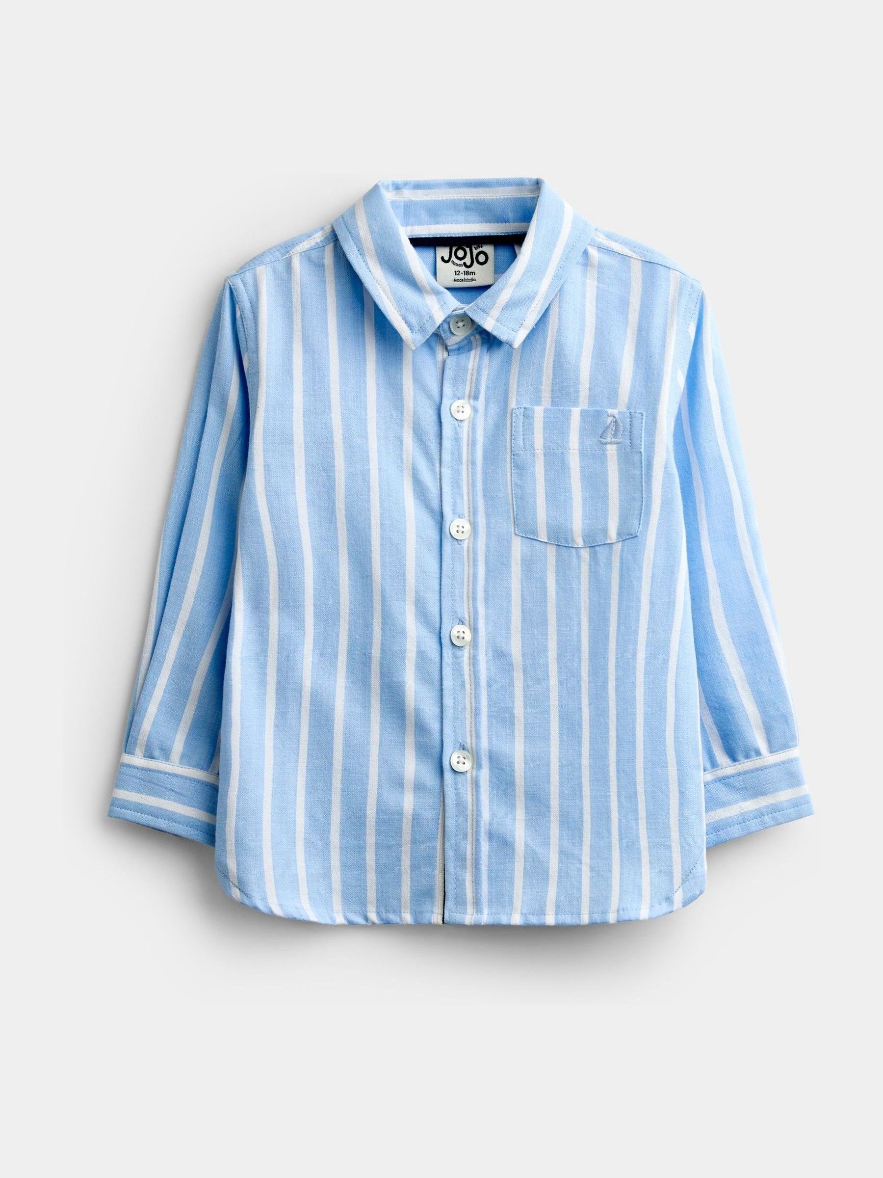Light Blue - Striped Shirt