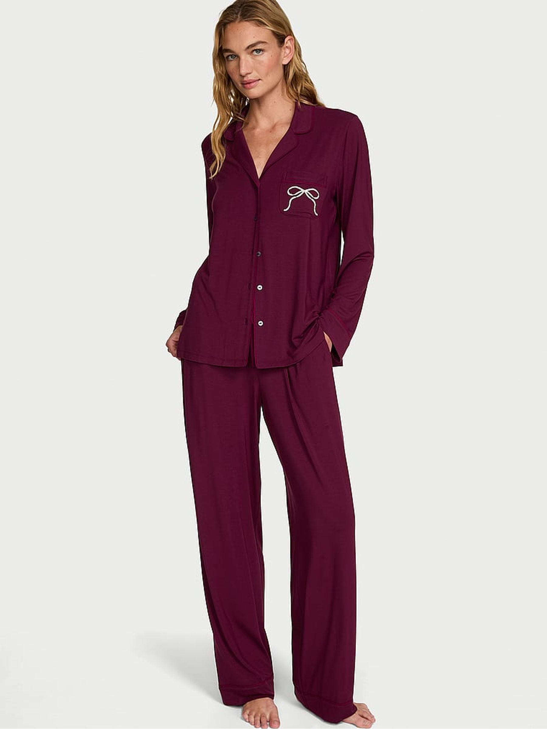 Kir Red - Modal Long Pyjamas Set