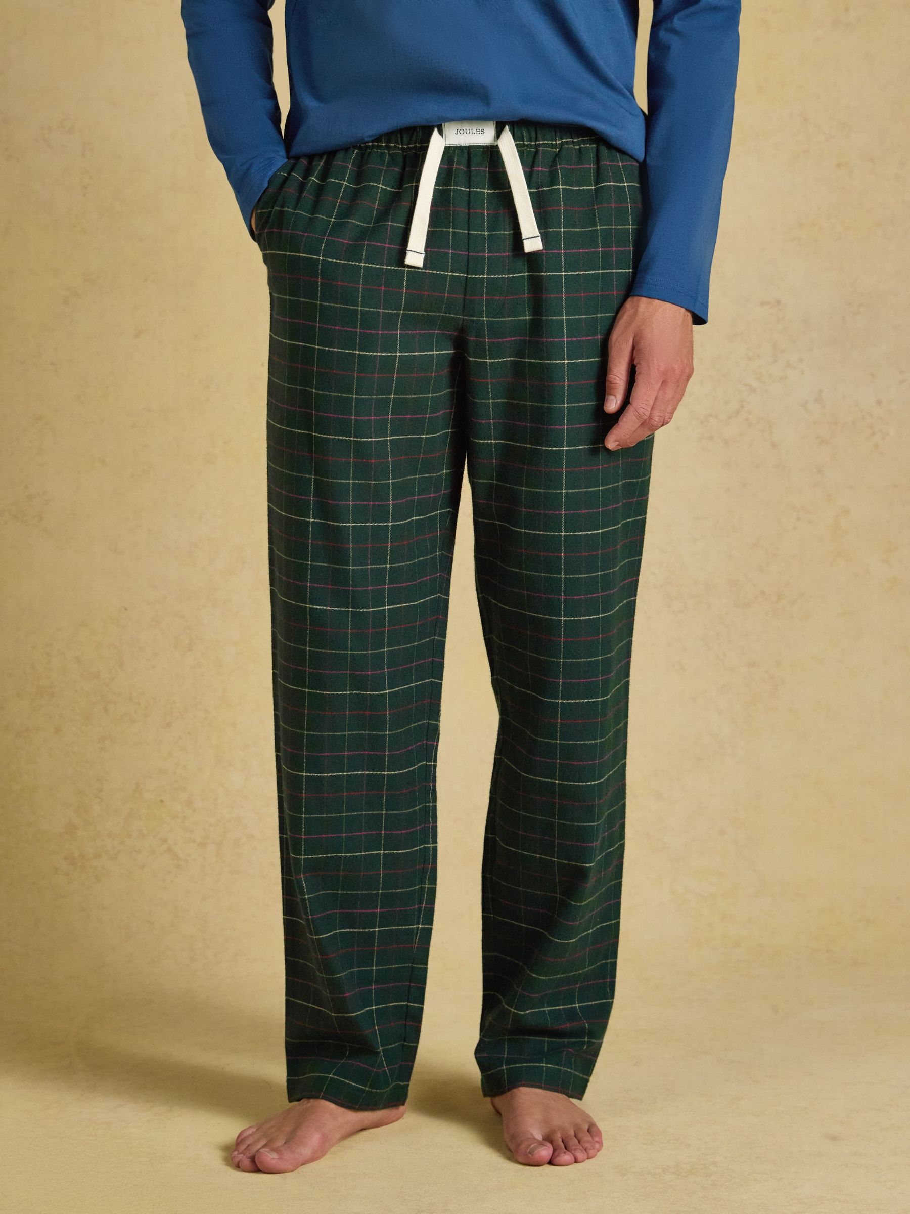 Green - Regular Flannel Pyjama Bottoms