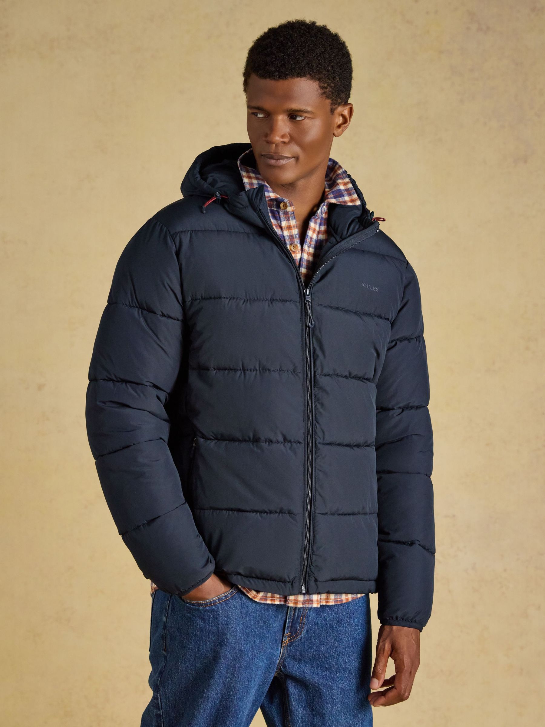 Navy - Regular Heavyweight Padded Coat