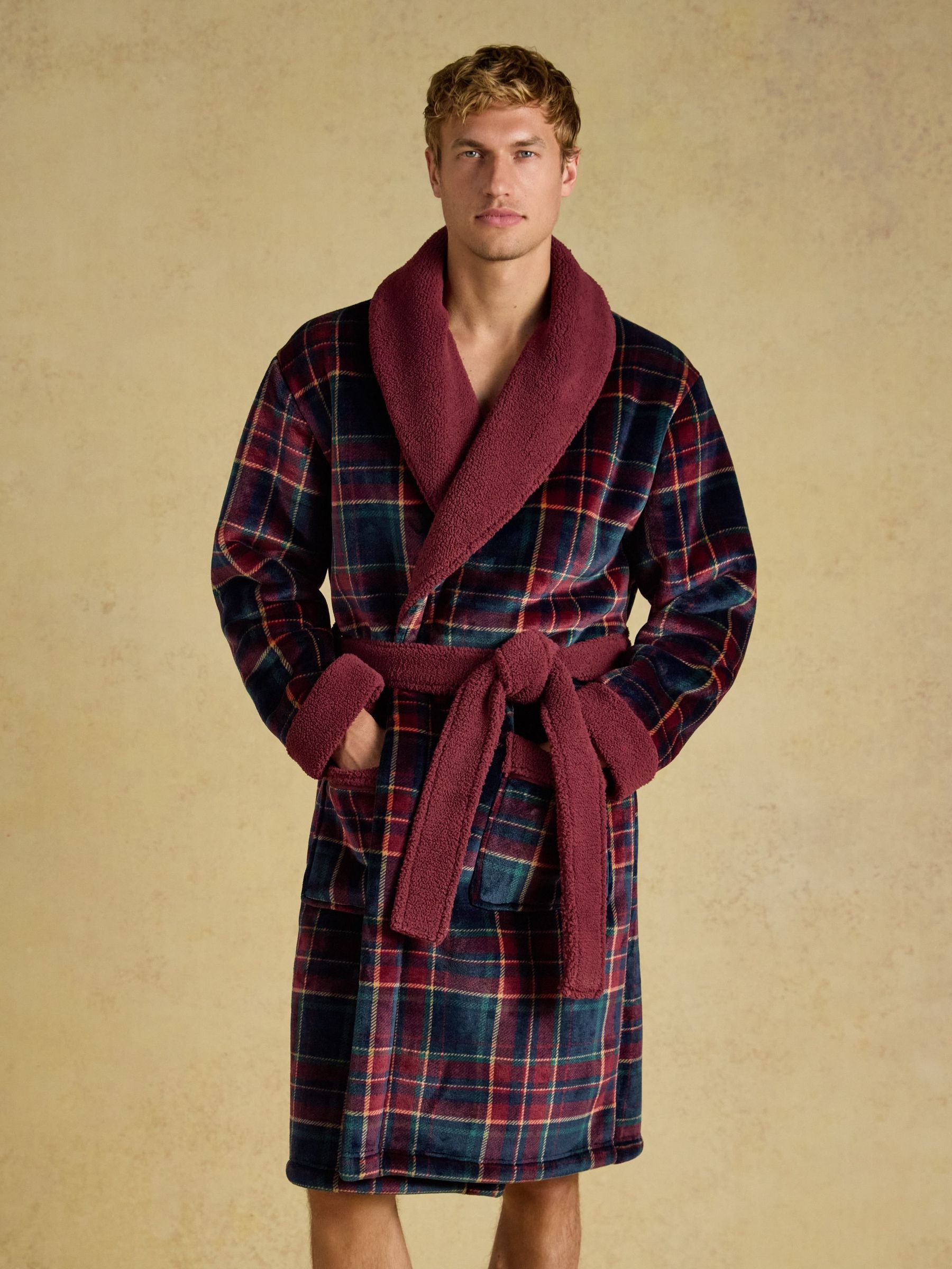 Burgundy Red - Regular Dressing Gown