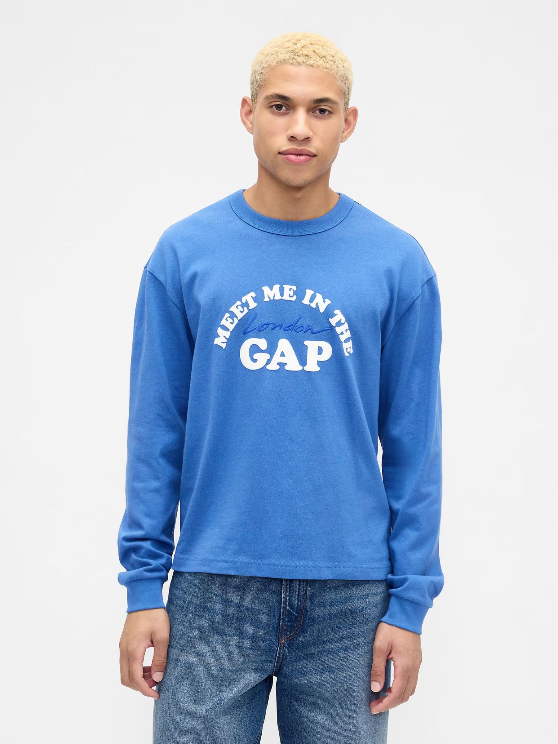 Light Blue London Logo T-Shirt (Y96977) | £50