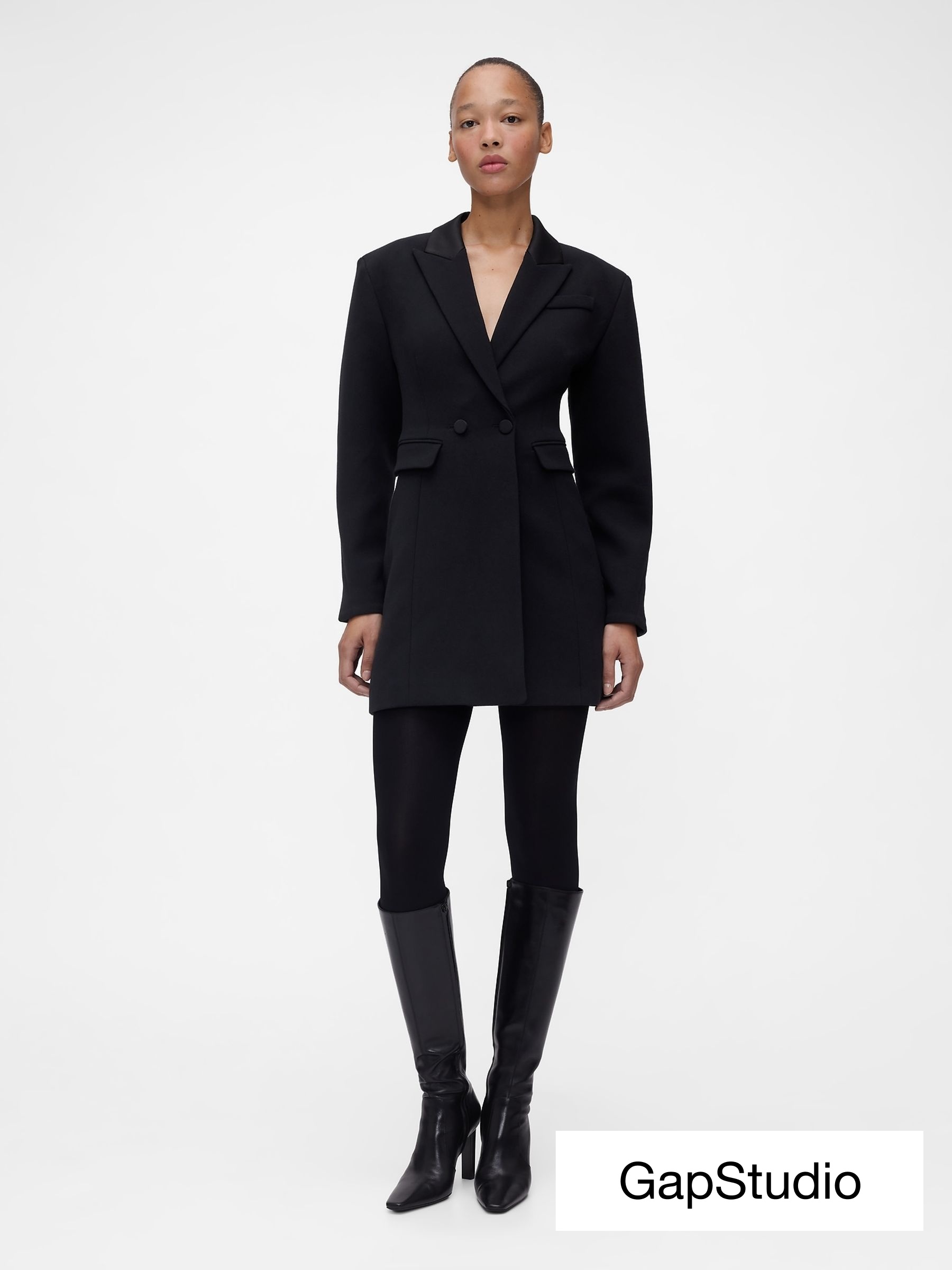 GapStudio Black Tailored Blazer Dress (Y96986) | £195