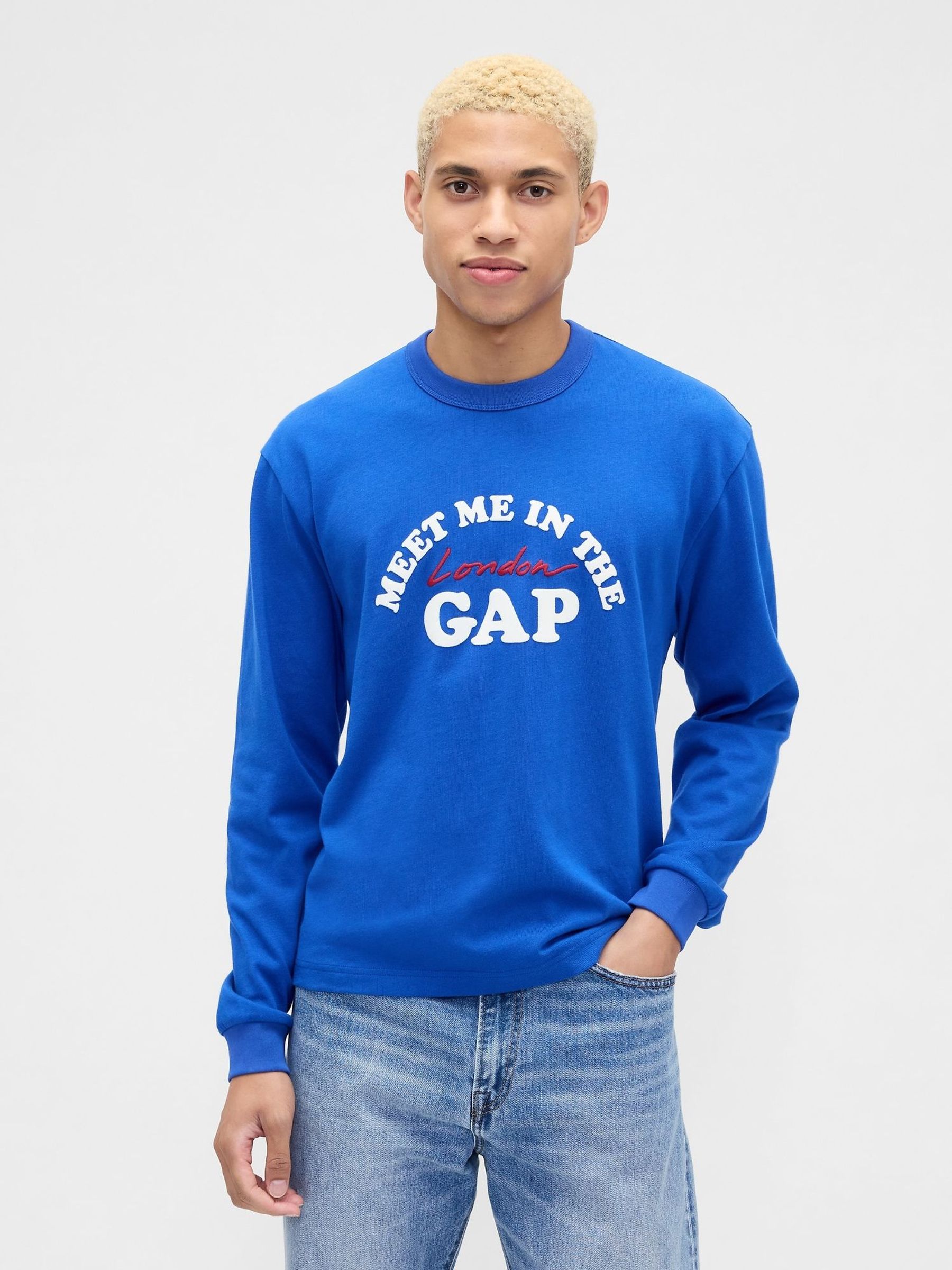 Blue London Logo T-Shirt (Y97000) | £50