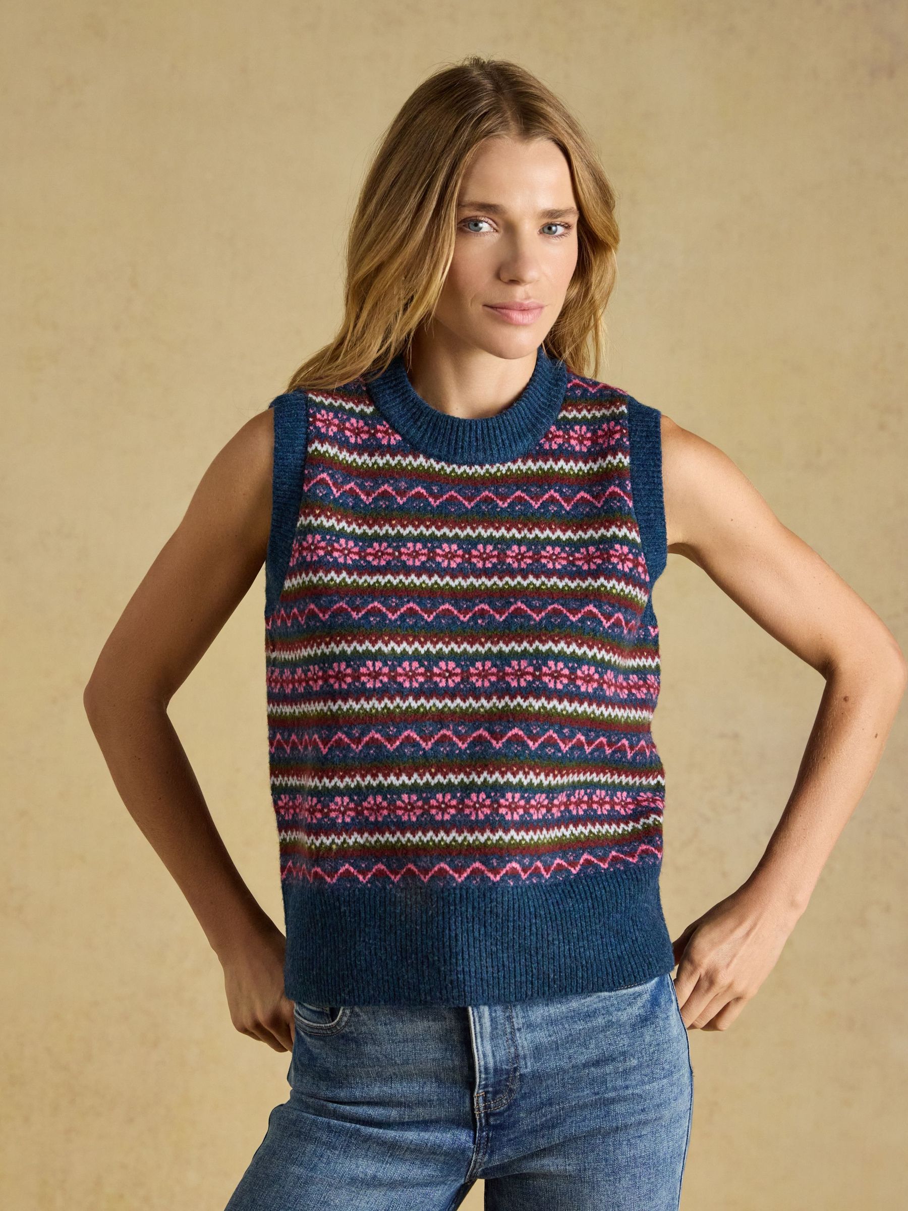 Multi Fair Isle - Knitted Vest