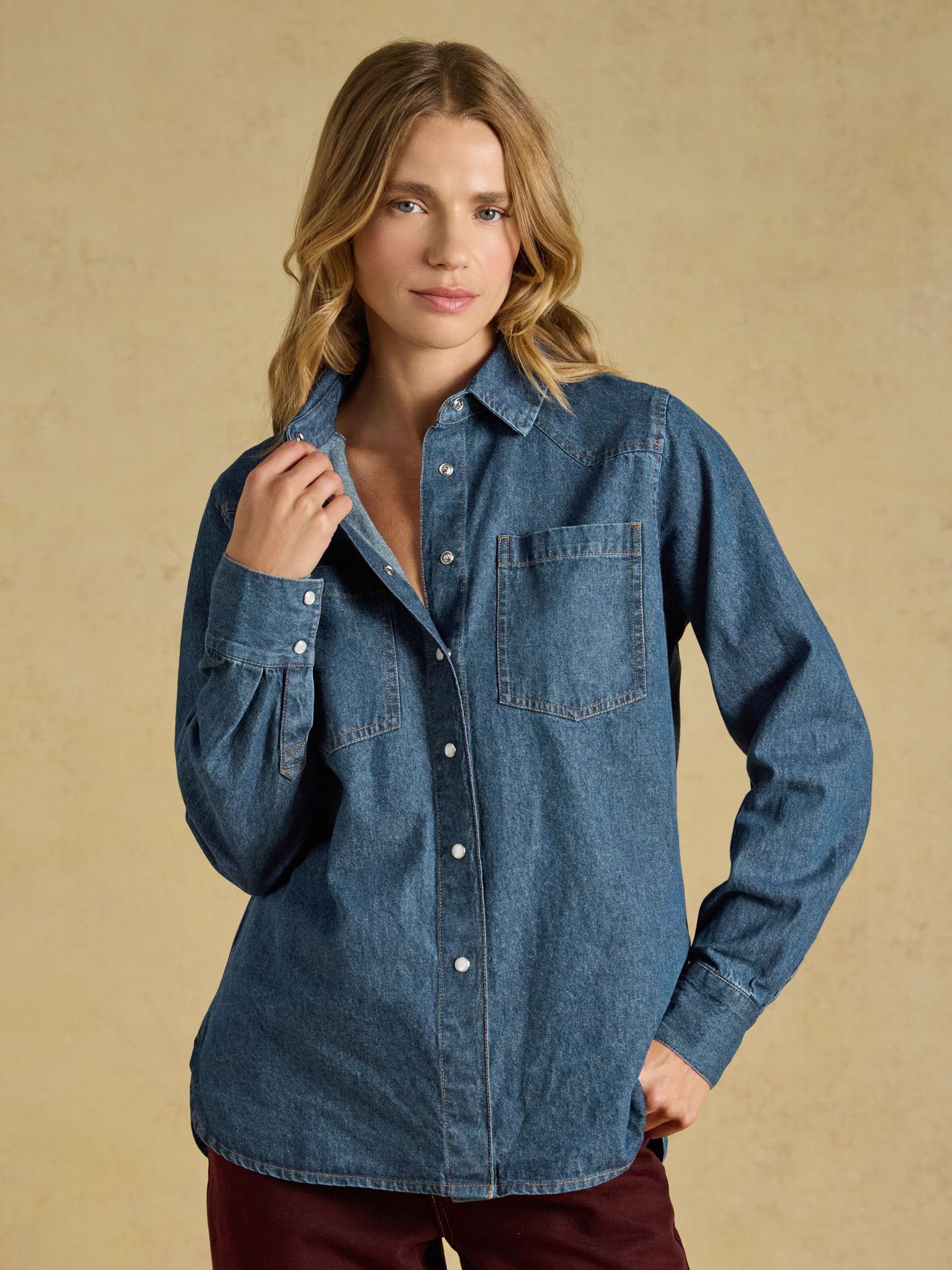 Blue - Relaxed Fit Shirt