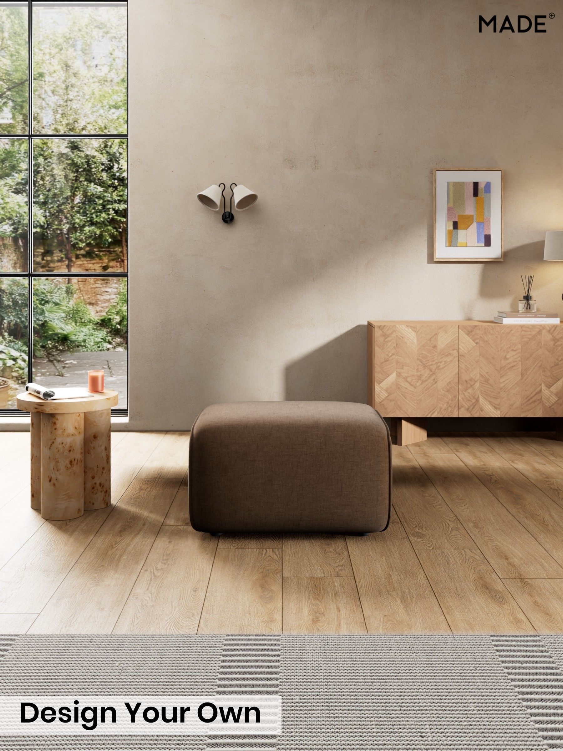 Etched Chenille/Cocoa Brown - Avalon By Made