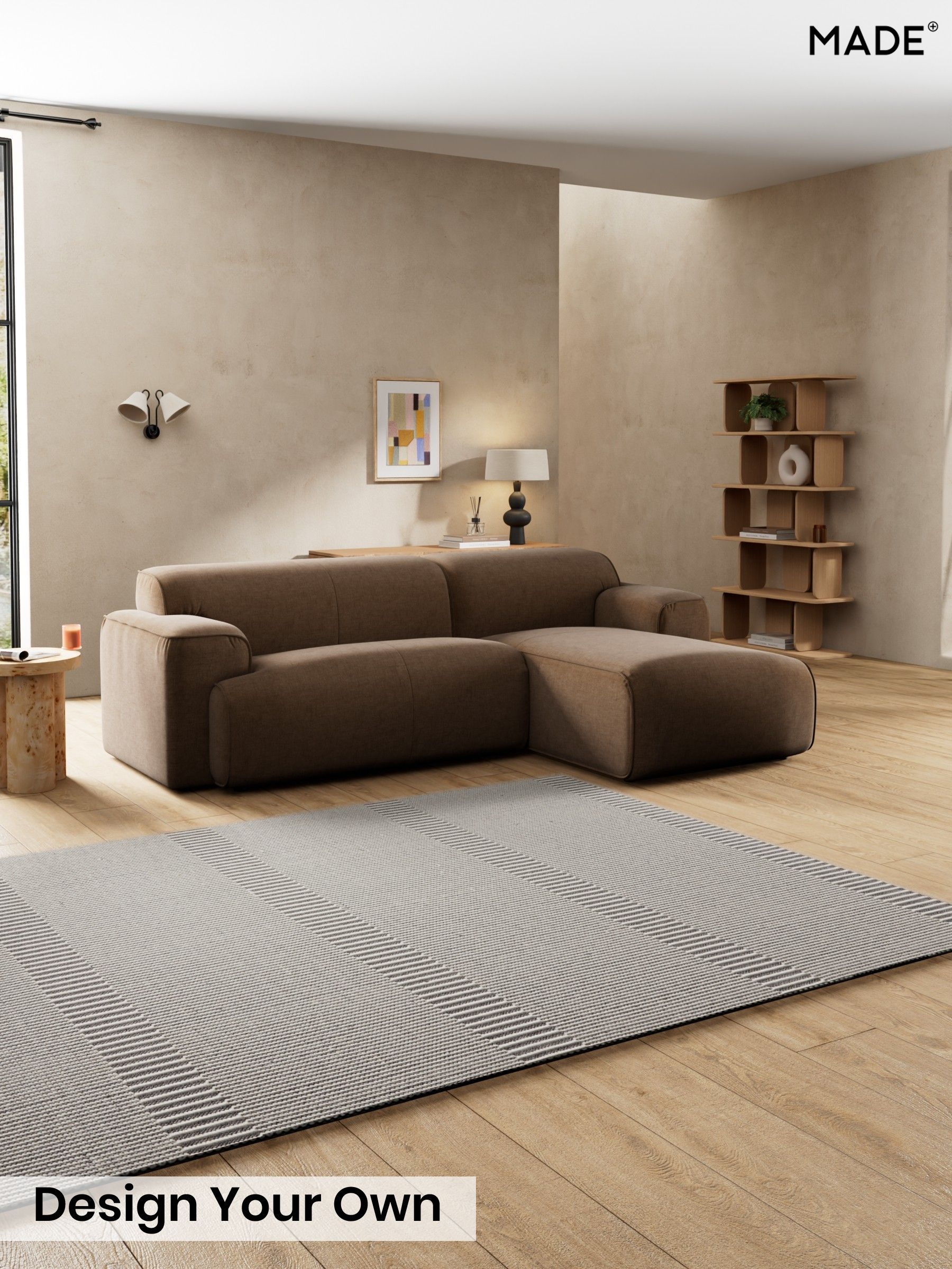 Etched Chenille/Cocoa Brown - Avalon By Made