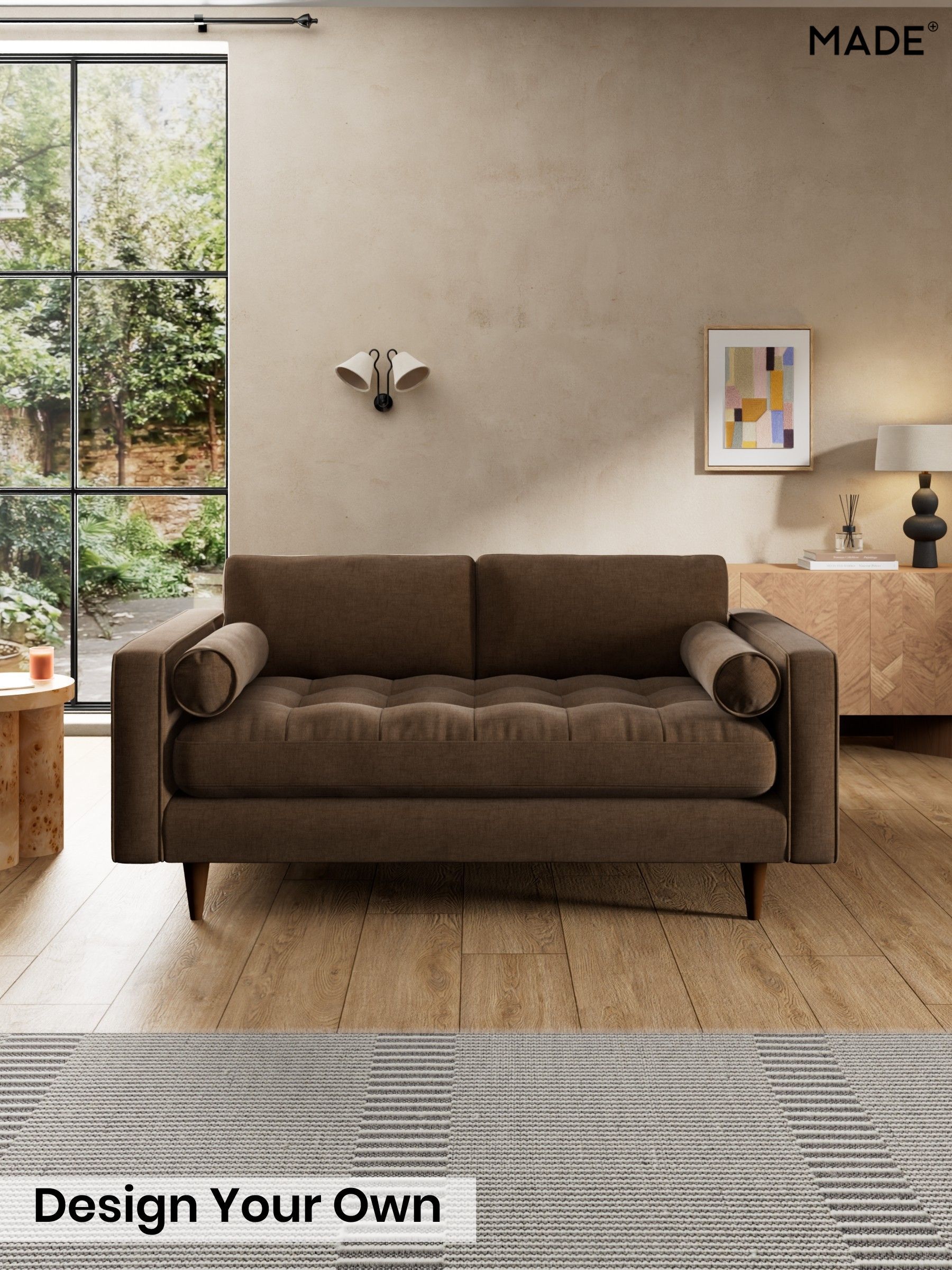 Etched Chenille/Cocoa Brown - Scott By Made