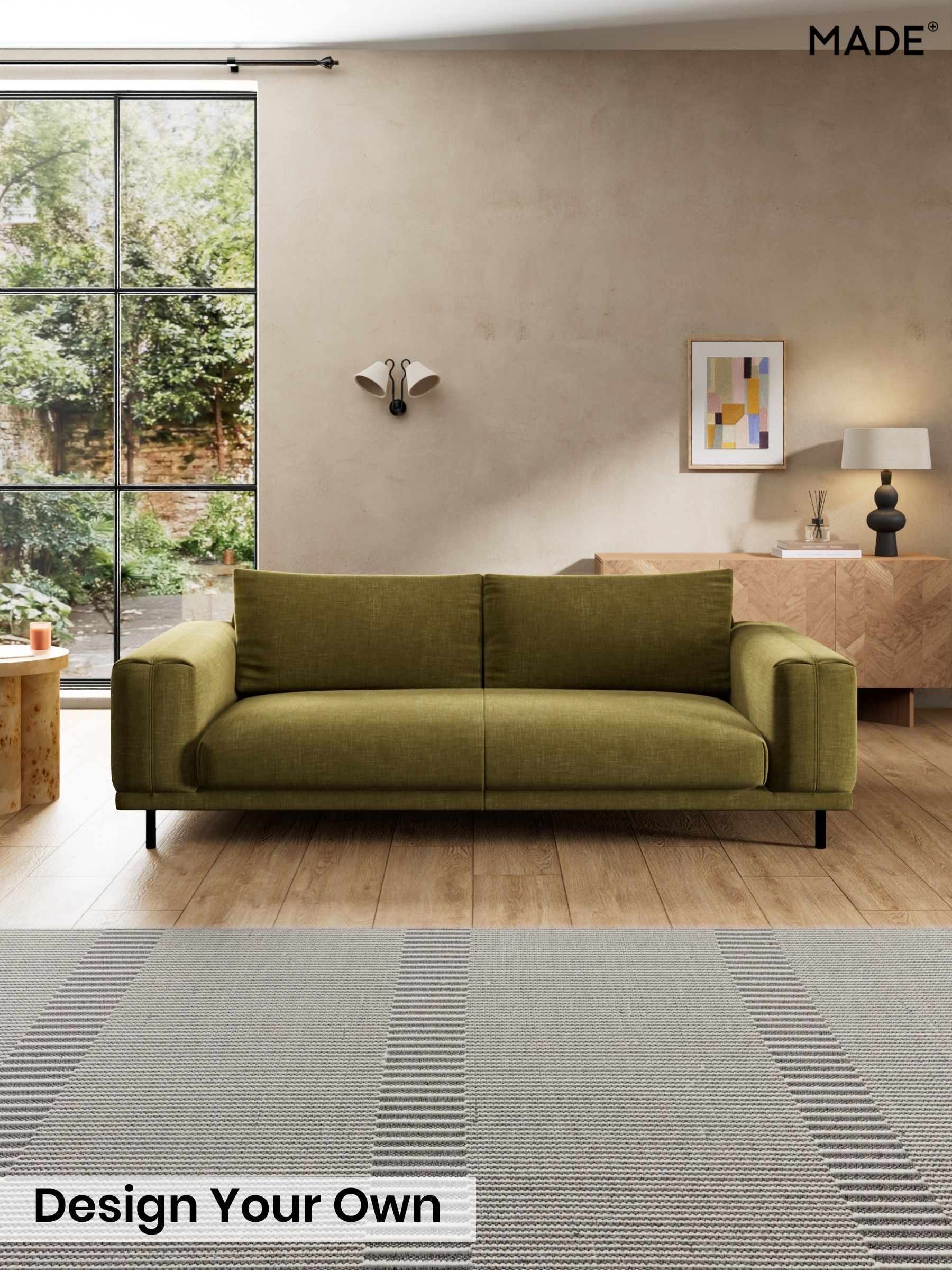 Etched Chenille/Moss Green - Odin By Made