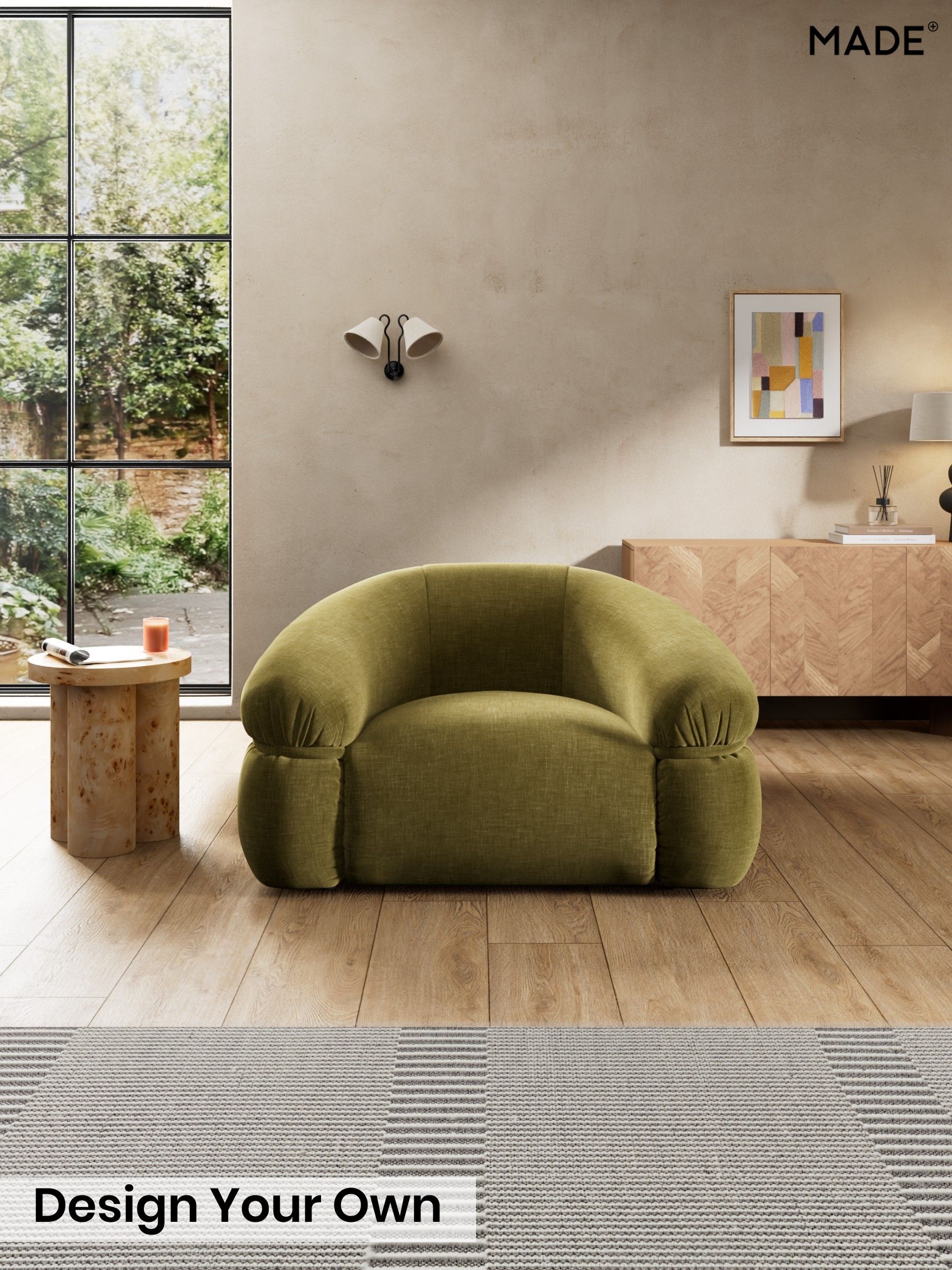 Etched Chenille/Moss Green - Soma By Made