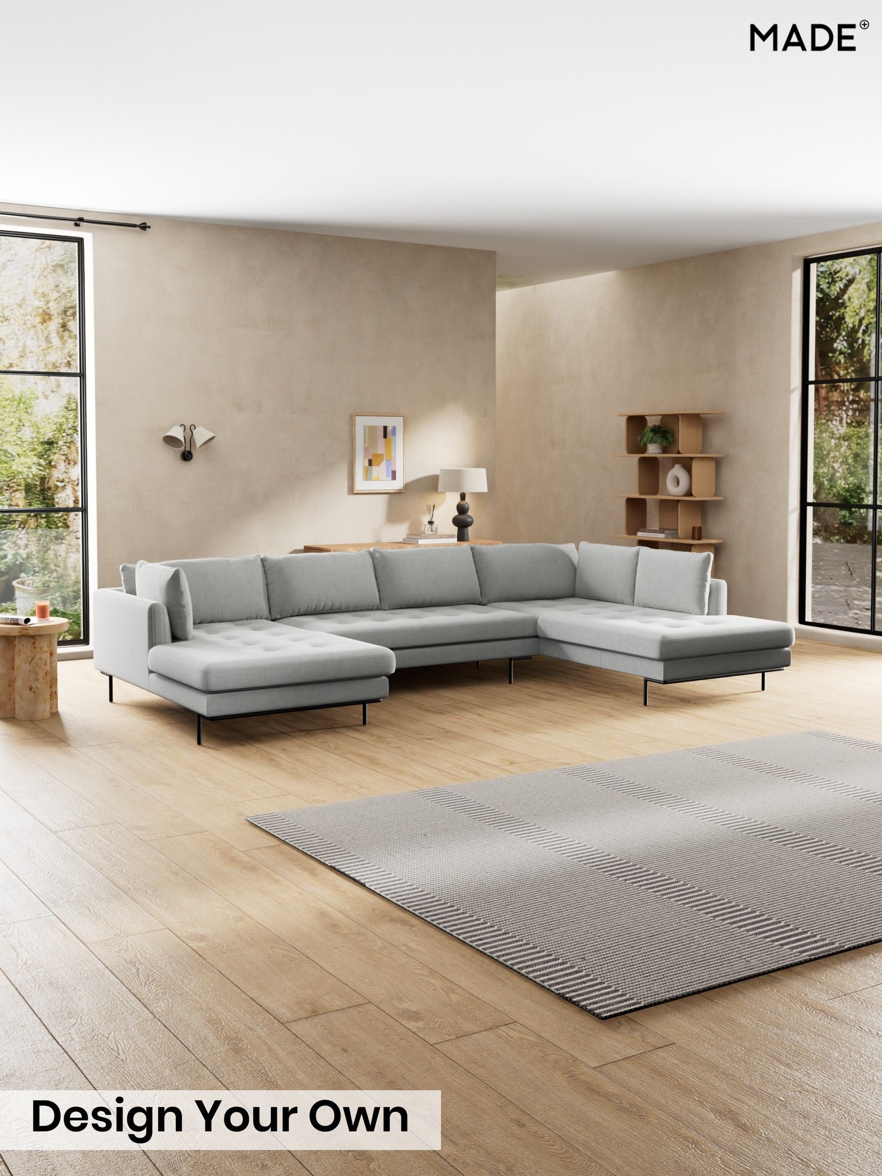 Etched Chenille/Pale Grey - Harlow By Made