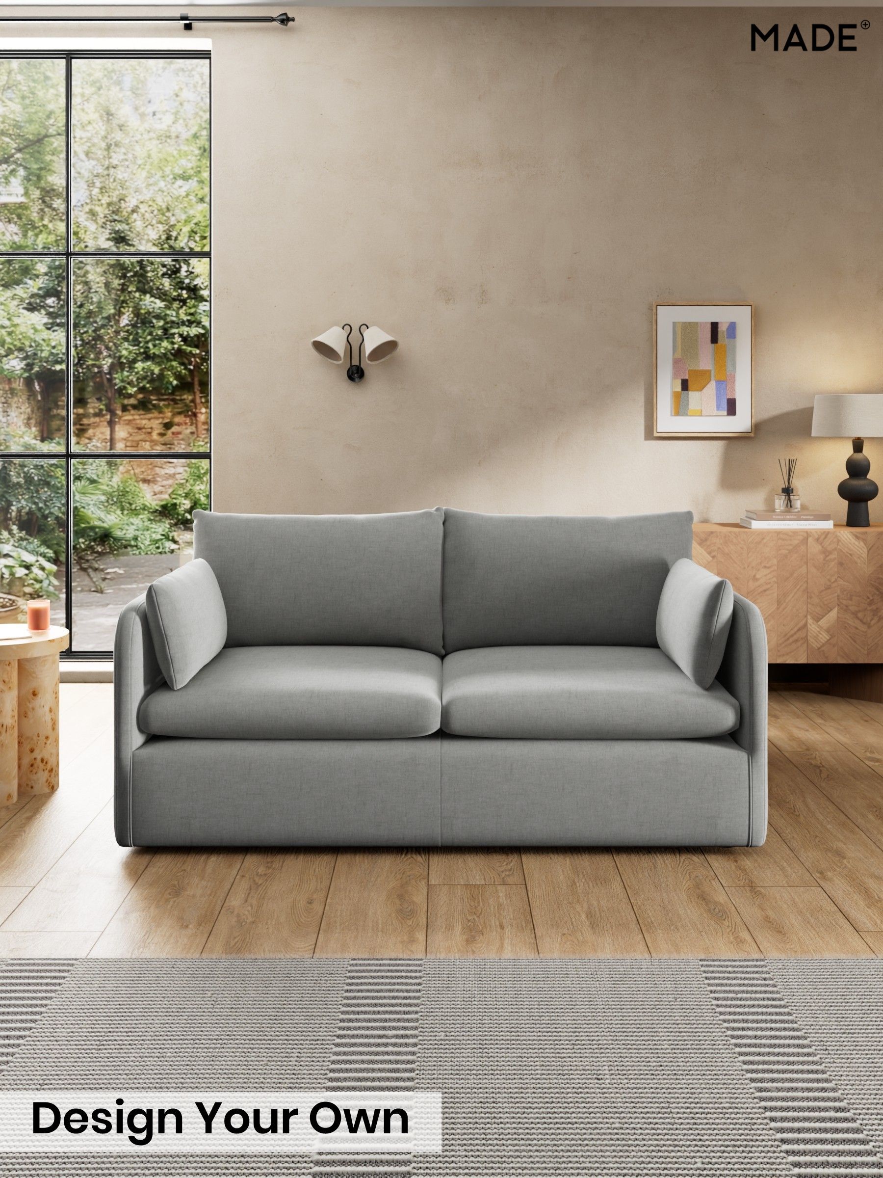 Etched Chenille/Pale Grey - Jackson By Made