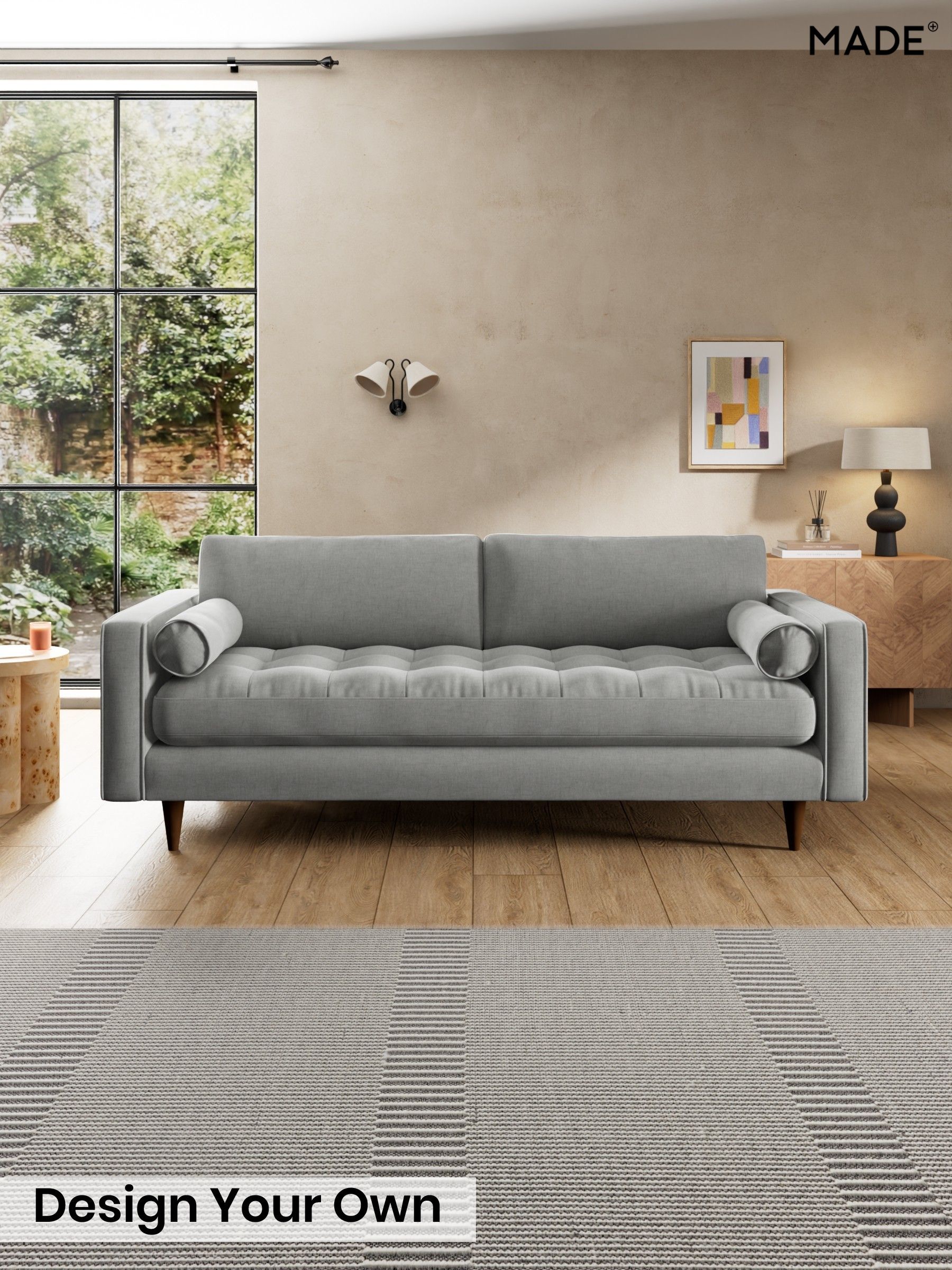 Etched Chenille/Pale Grey - Scott By Made