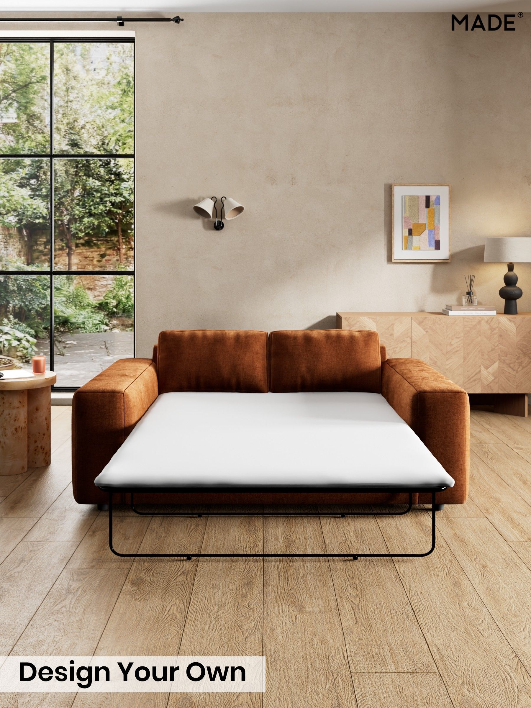Etched Chenille/Rust Orange - Alec By Made