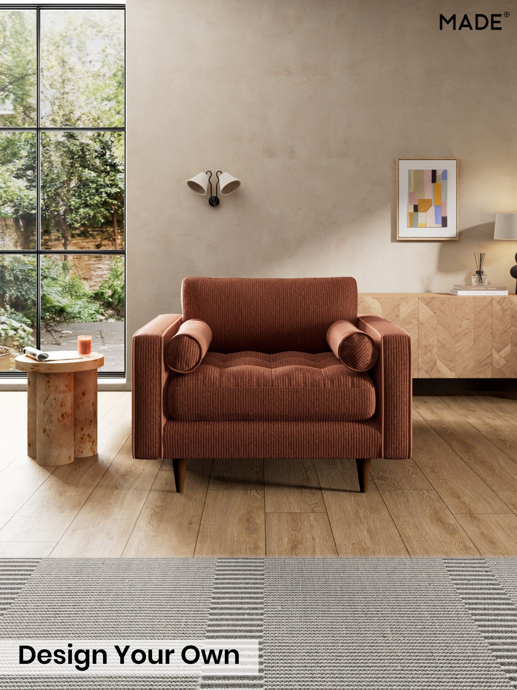 Matt Corduroy/Nutmeg Orange - Scott By Made