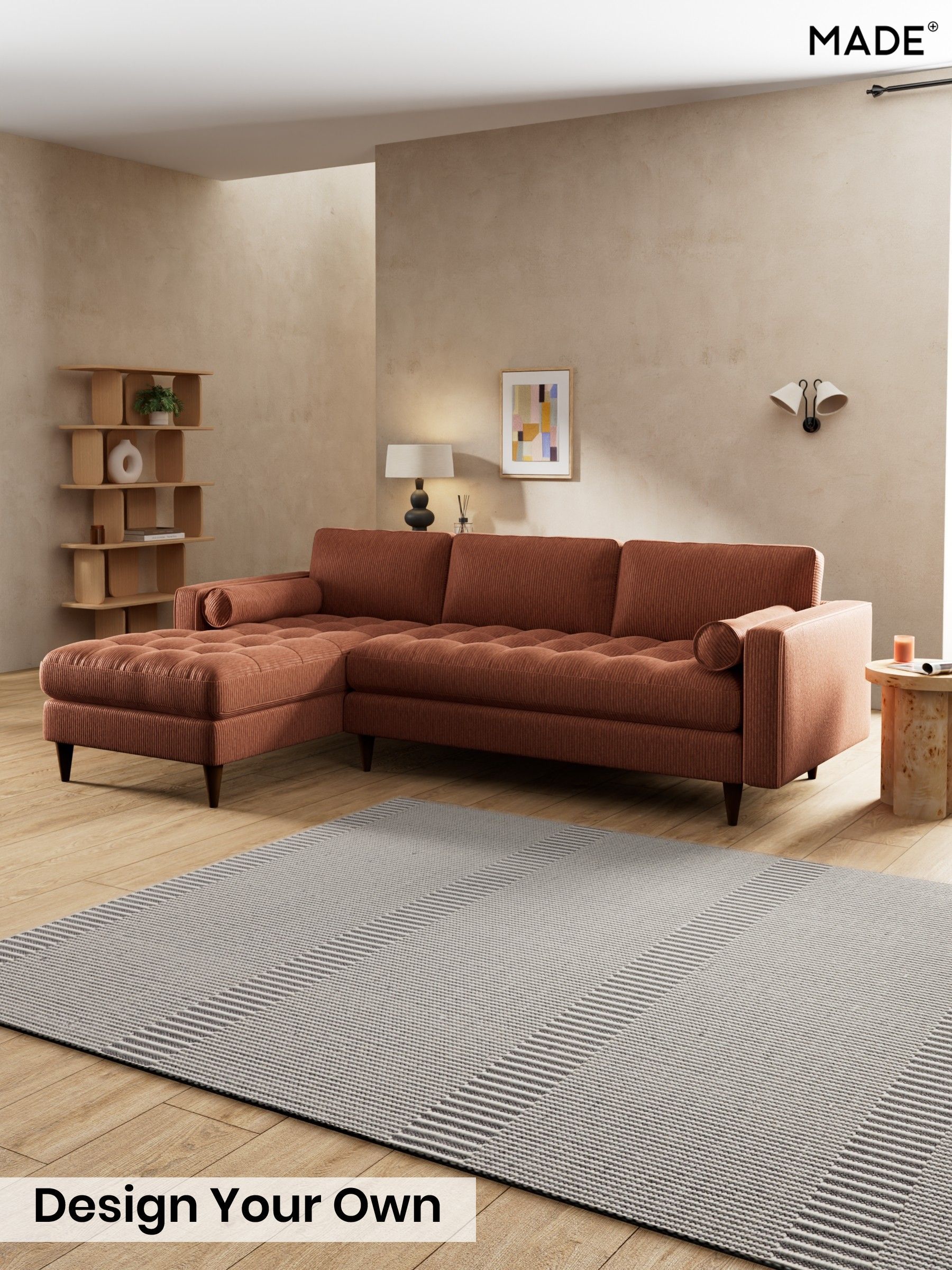 Matt Corduroy/Nutmeg Orange - Scott By Made