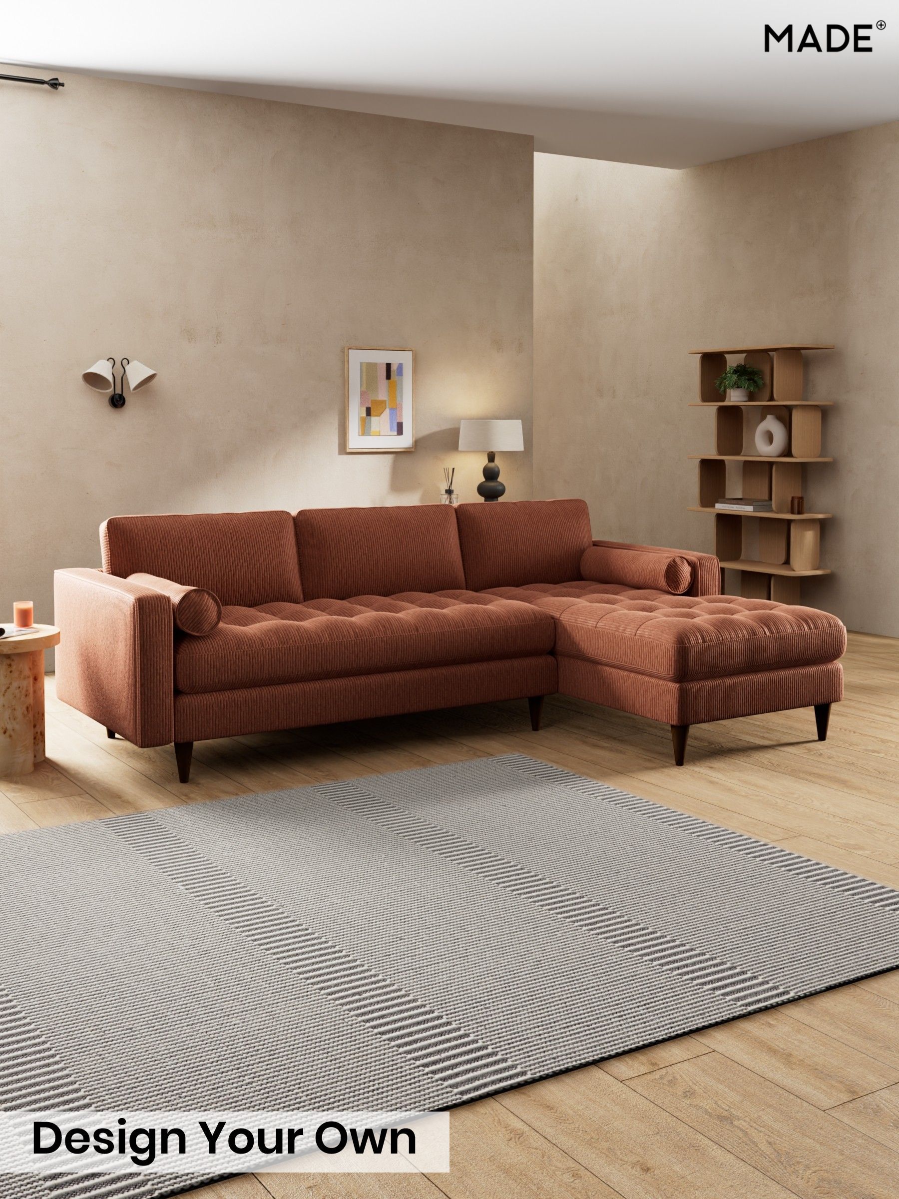 Matt Corduroy/Nutmeg Orange - Scott By Made