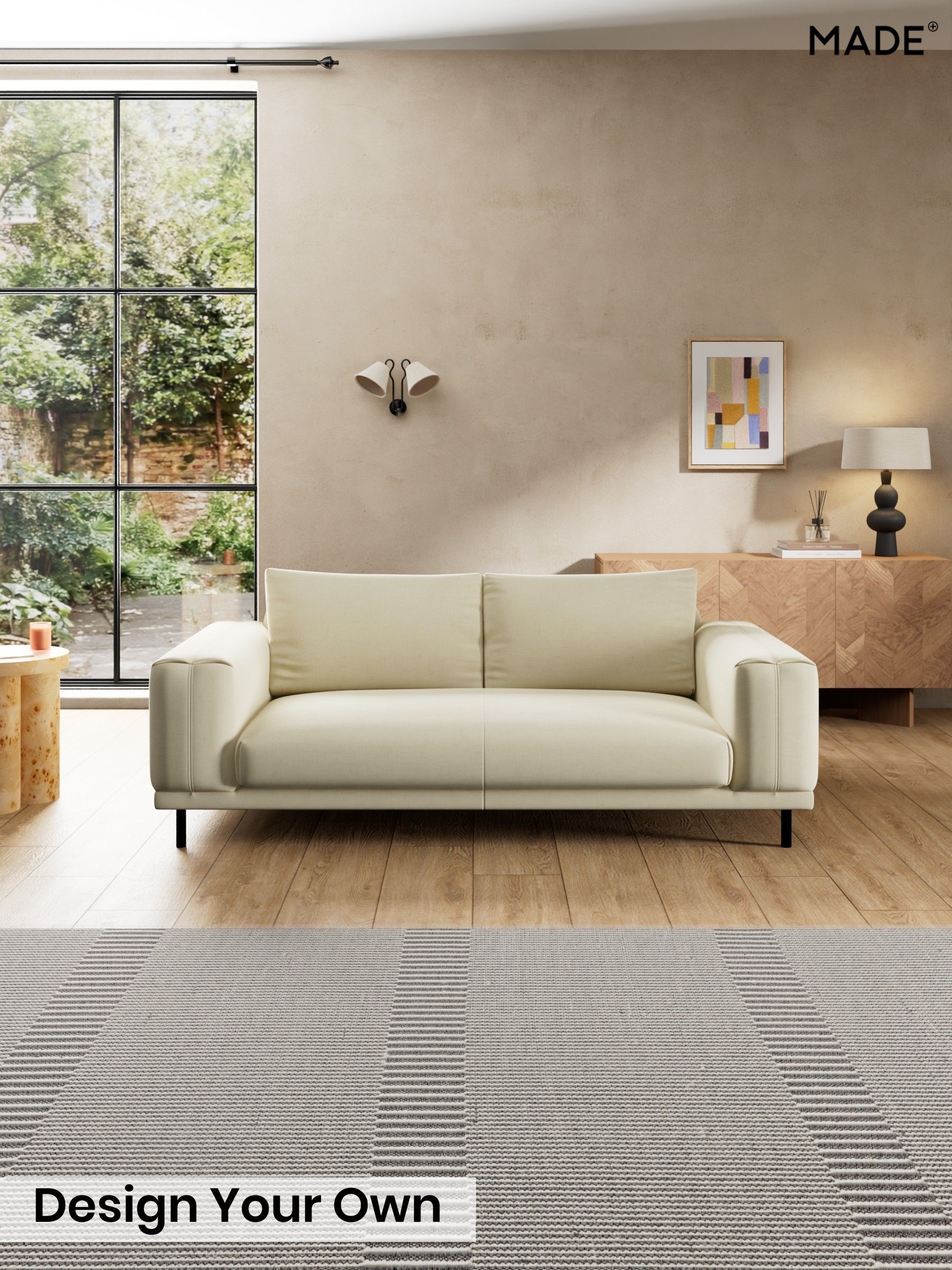 Etched Chenille/Soft Ecru Natural - Odin By Made