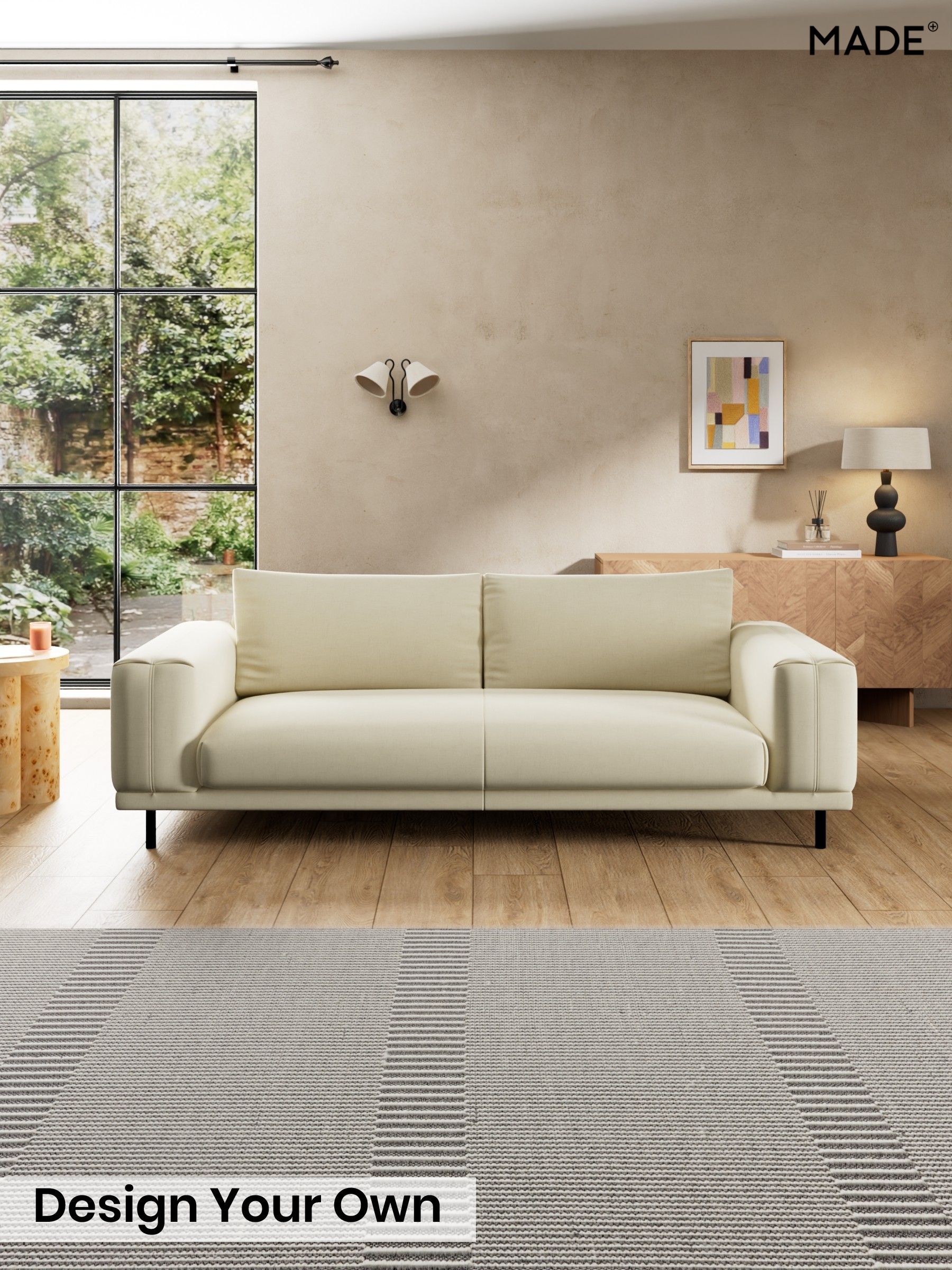 Etched Chenille/Soft Ecru Natural - Odin By Made