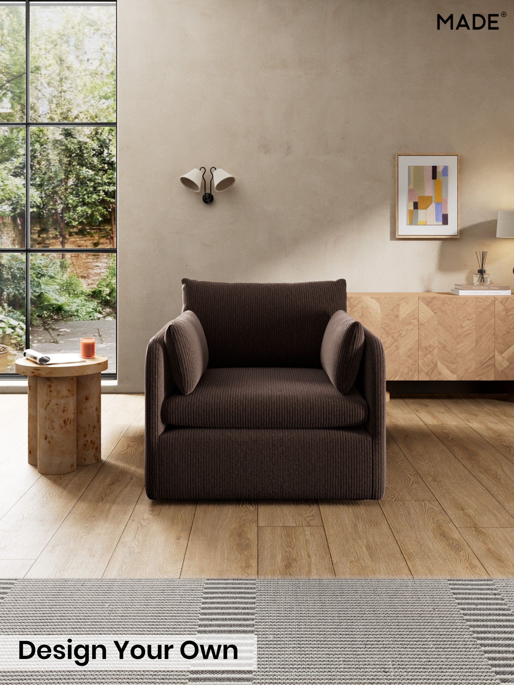 Matt Corduroy/Chocolate Brown - Jackson By Made