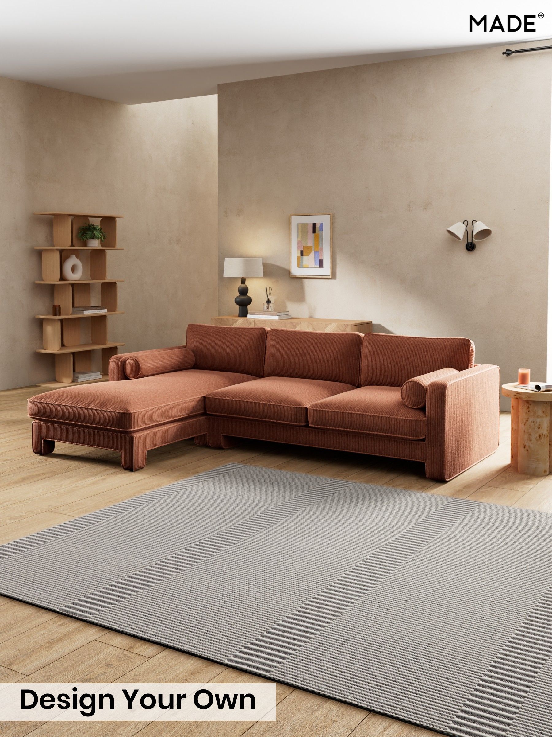 Matt Corduroy/Nutmeg Orange - Holloway By Made