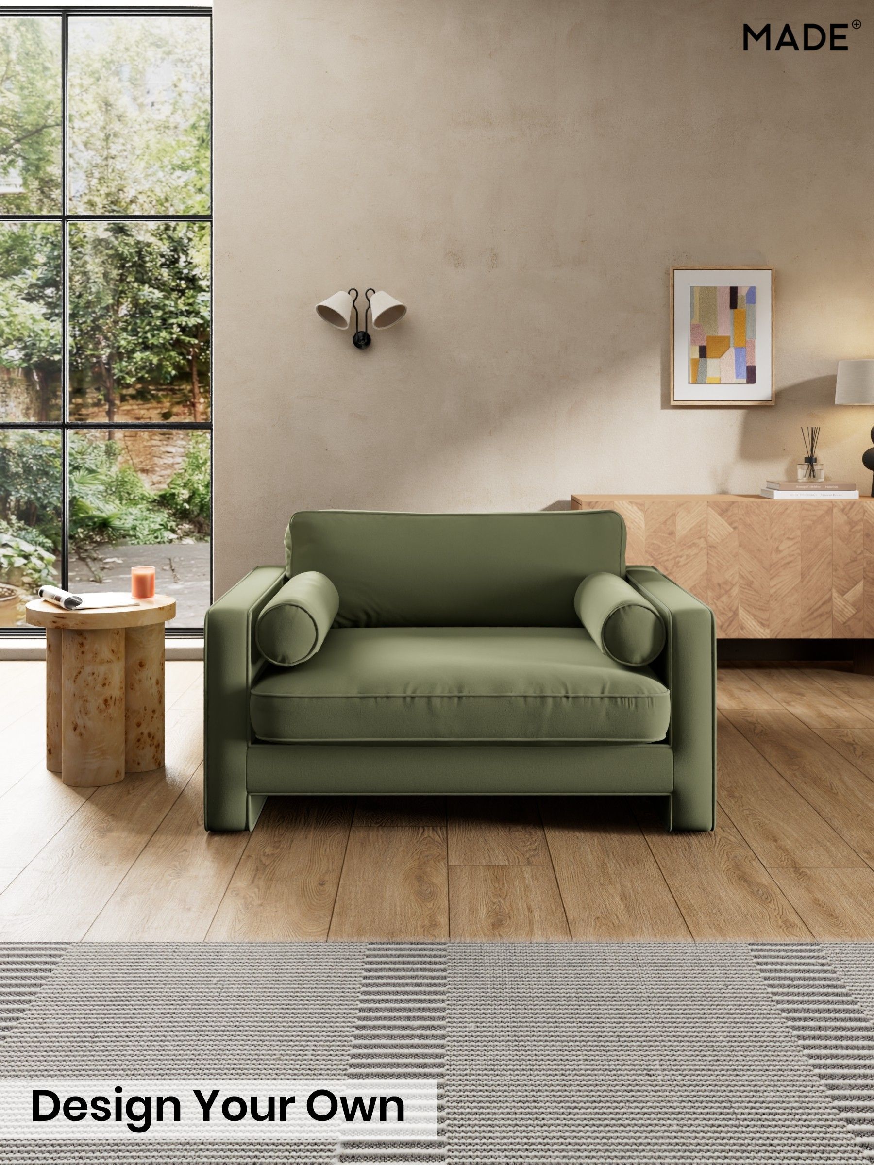 Matt Velvet Easy Clean/Fern Green - Holloway By Made