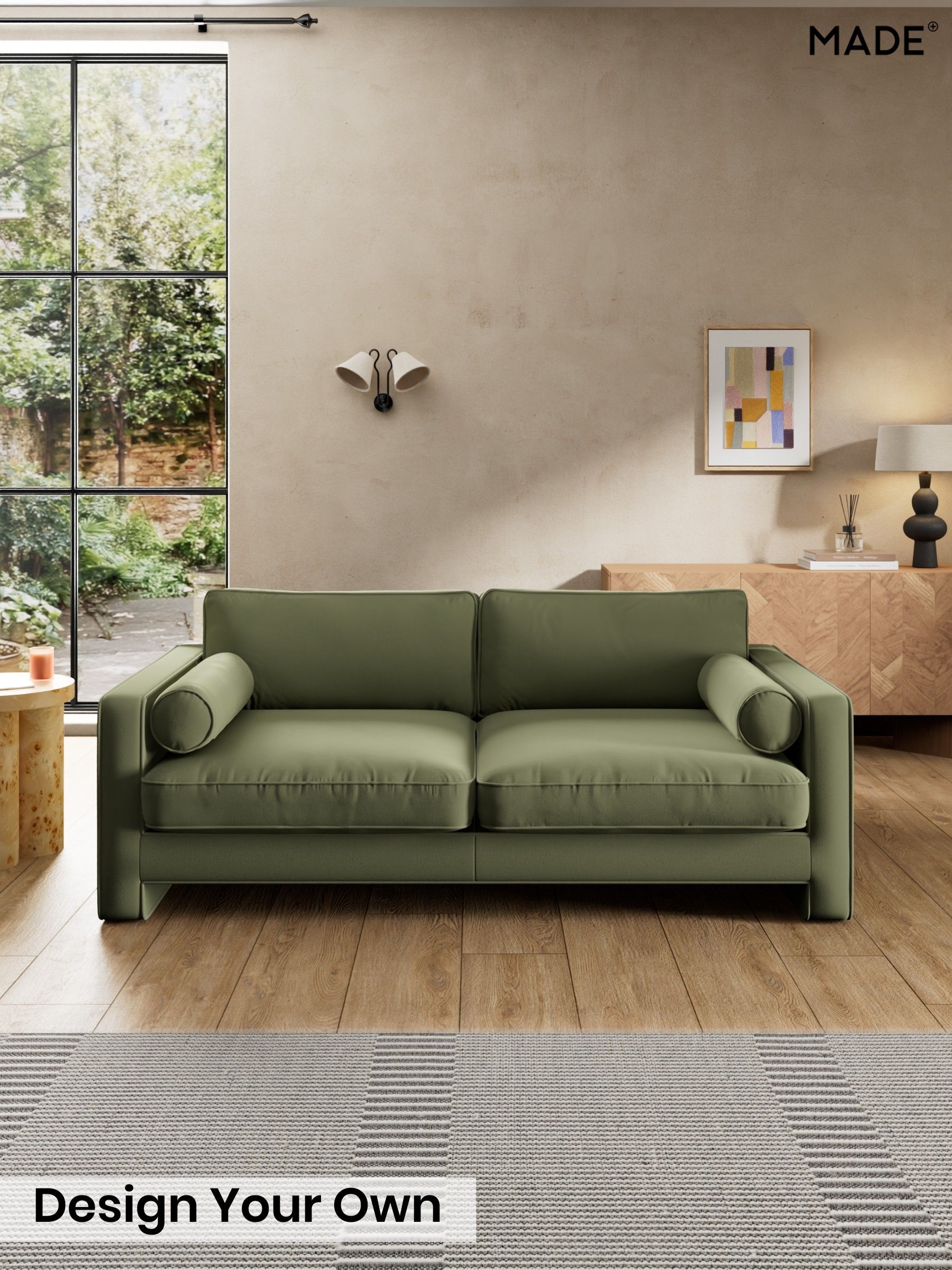 Matt Velvet Easy Clean/Fern Green - Holloway By Made