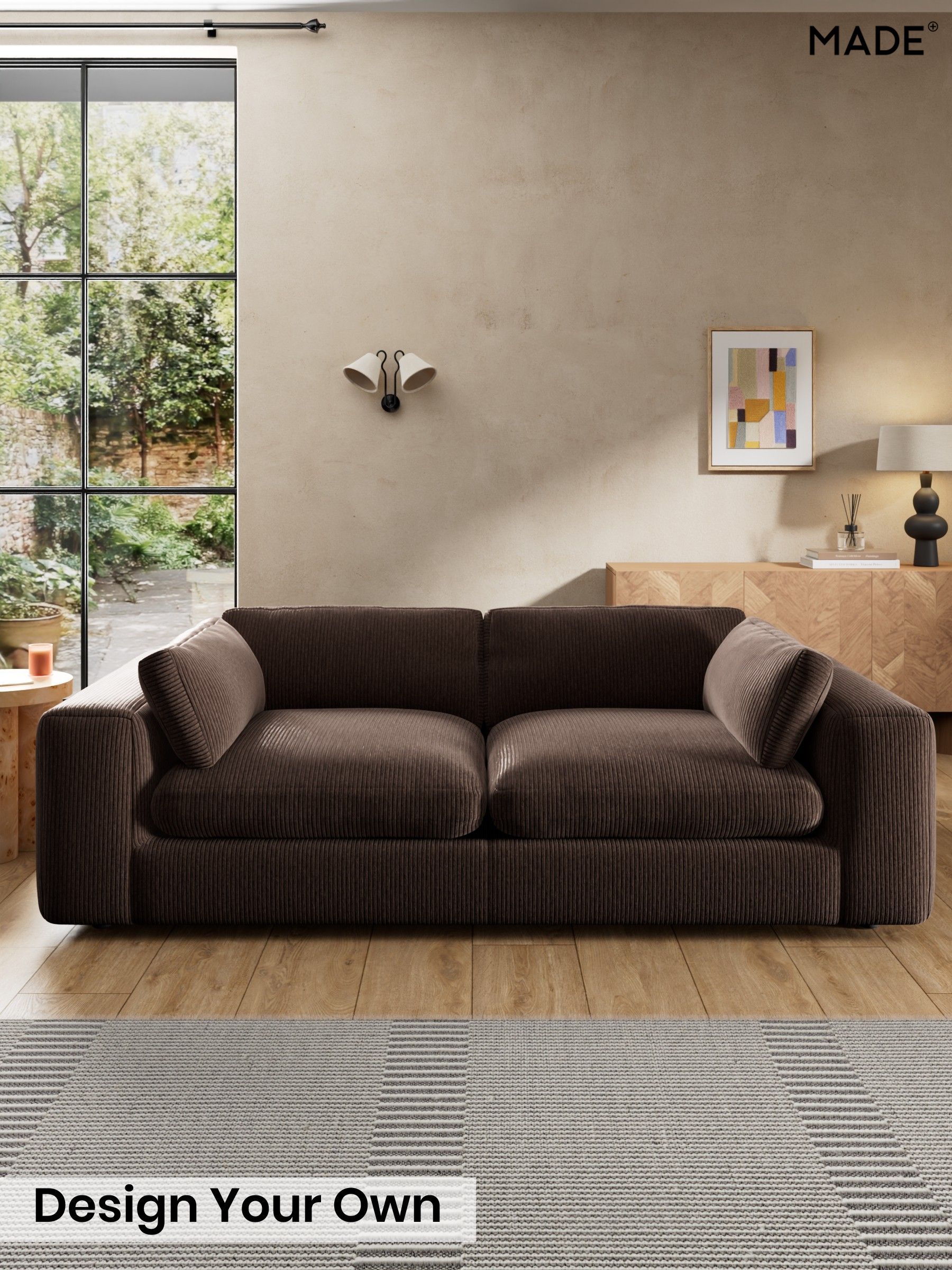 Matt Corduroy/Chocolate Brown - Alec By Made