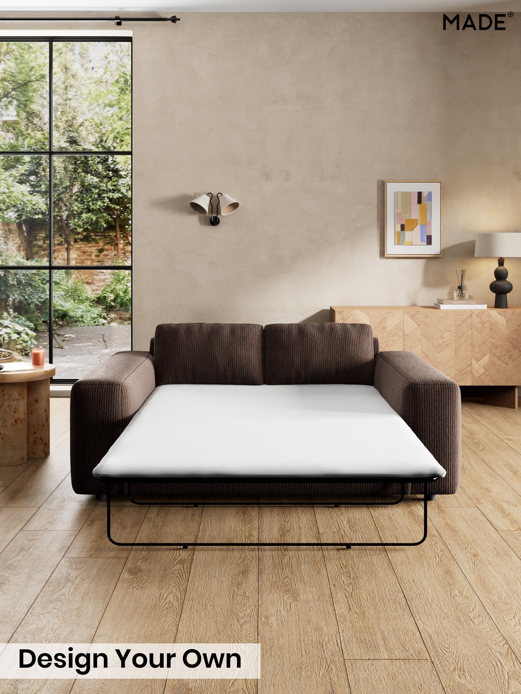 Matt Corduroy/Chocolate Brown - Alec By Made
