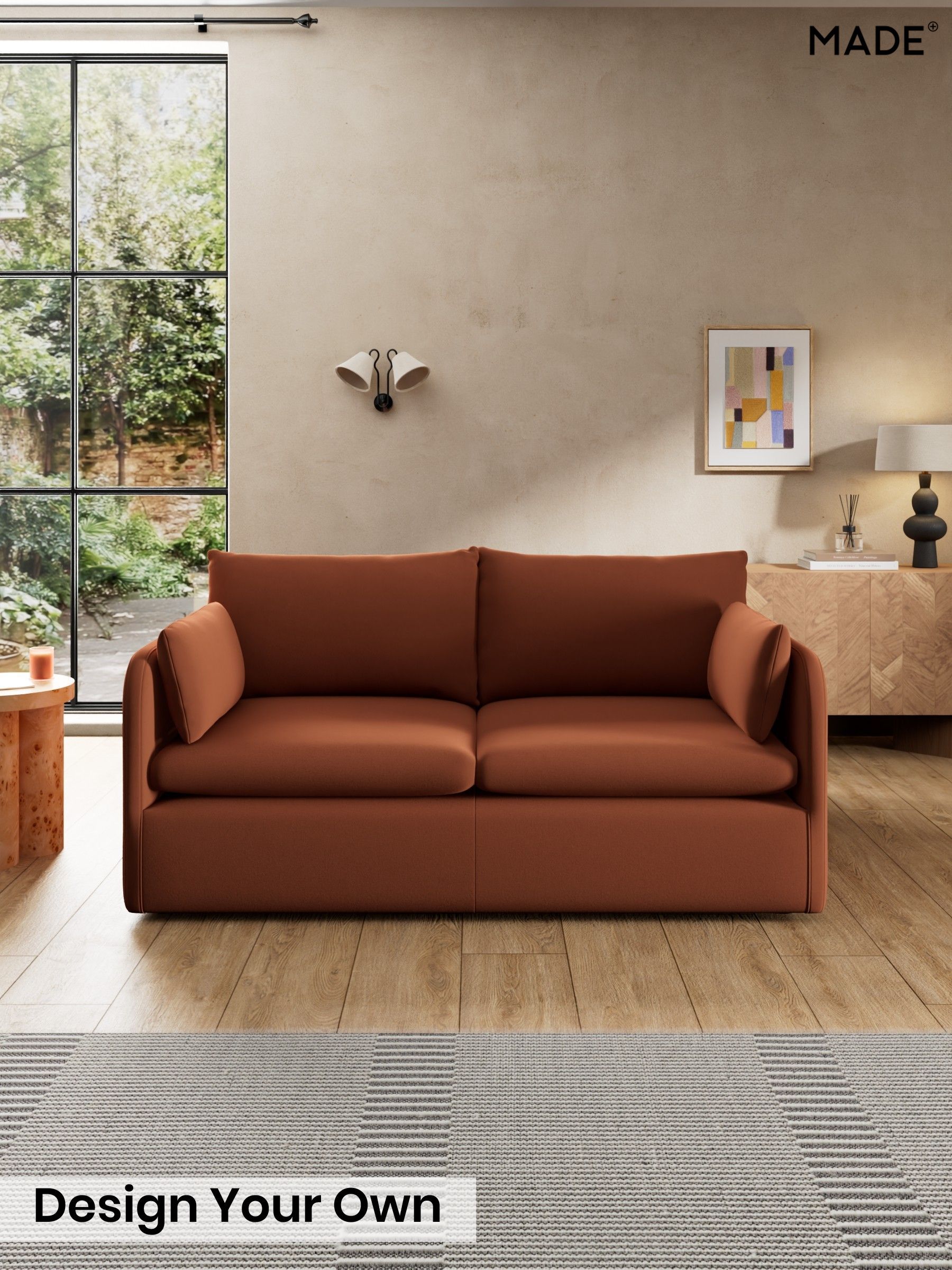 Matt Velvet Easy Clean/Cinnamon Brown - Jackson By Made