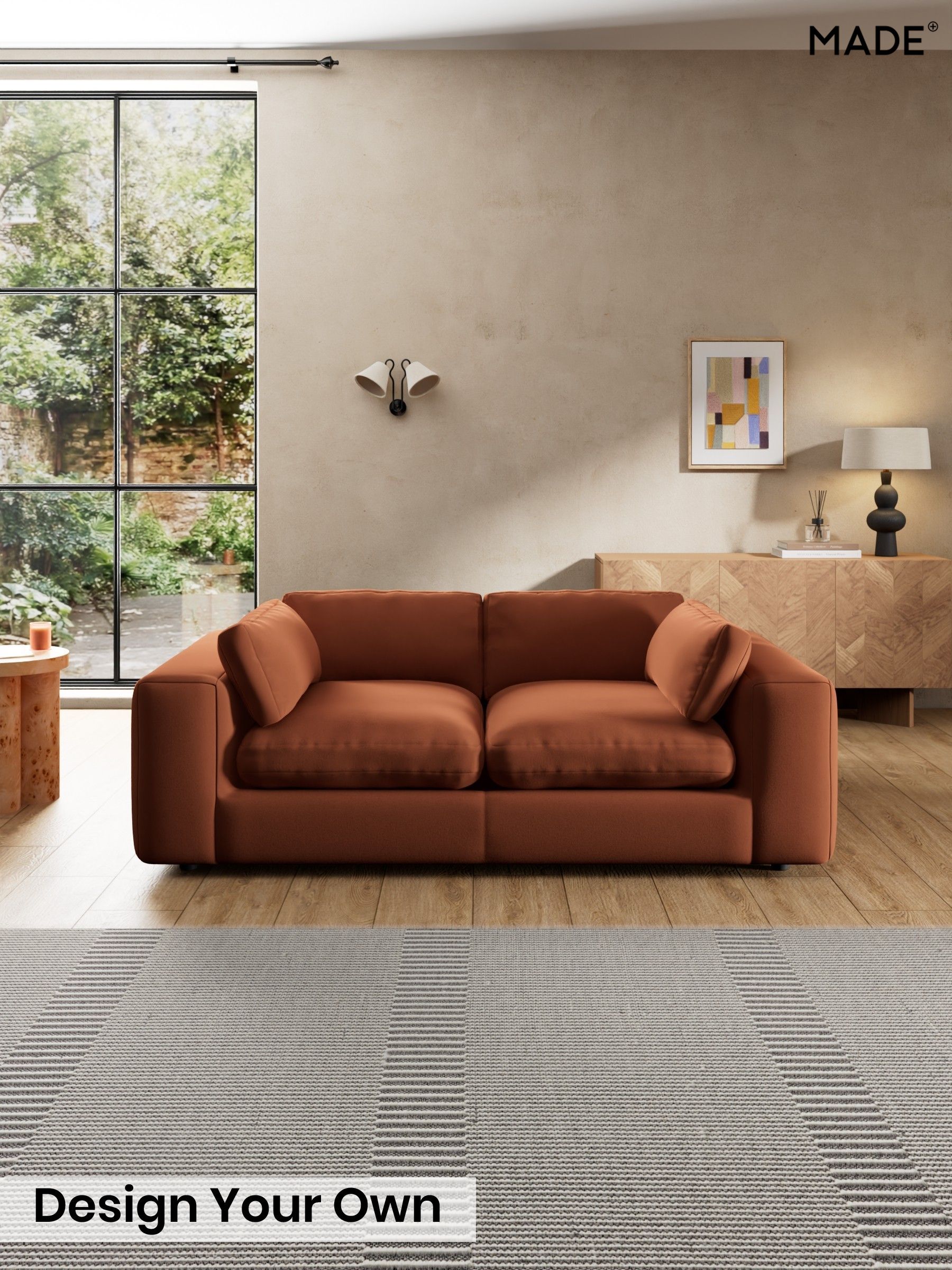 Matt Velvet Easy Clean/Cinnamon Brown - Alec By Made