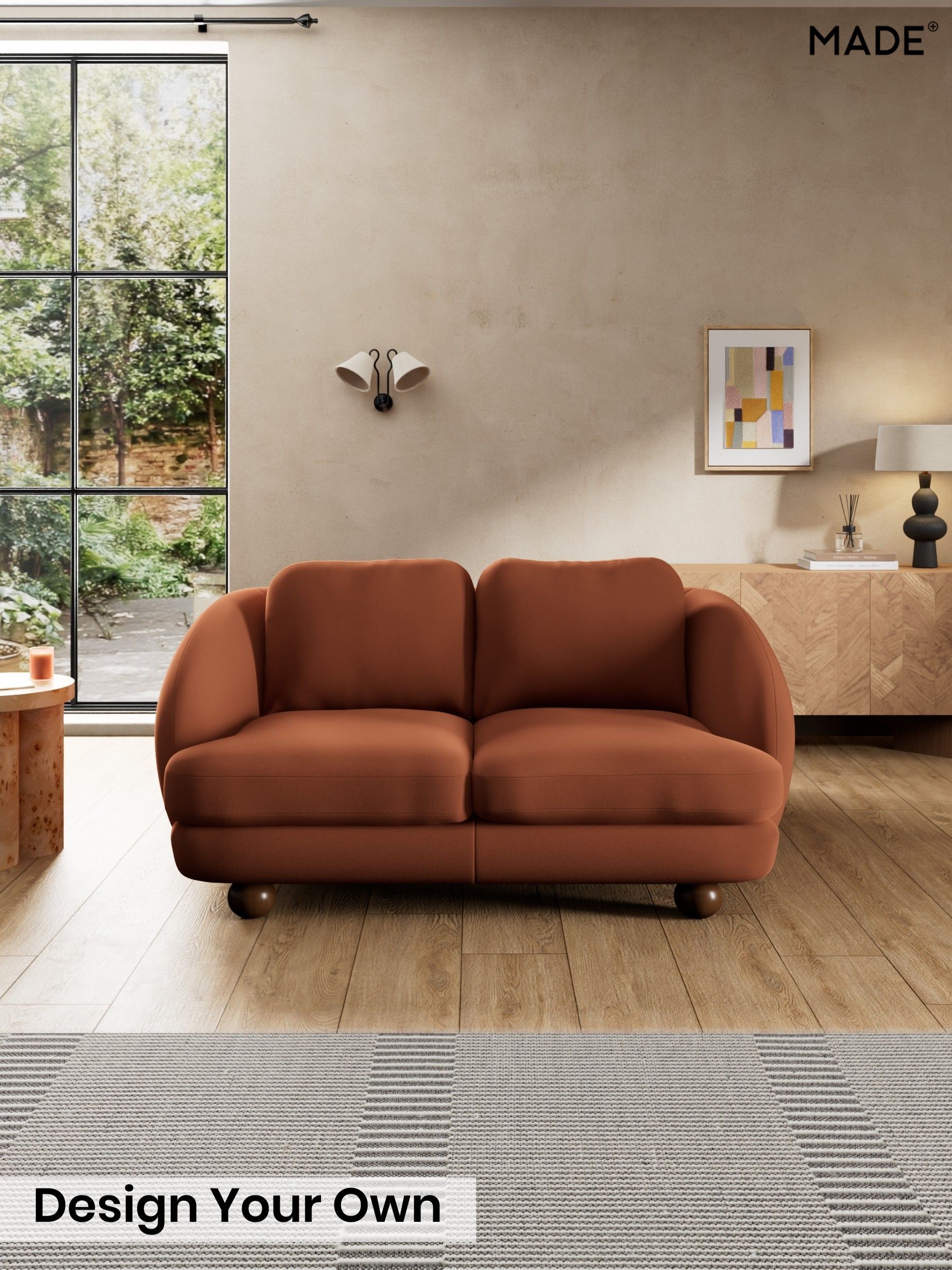 Matt Velvet Easy Clean/Cinnamon Brown - Madris By Made