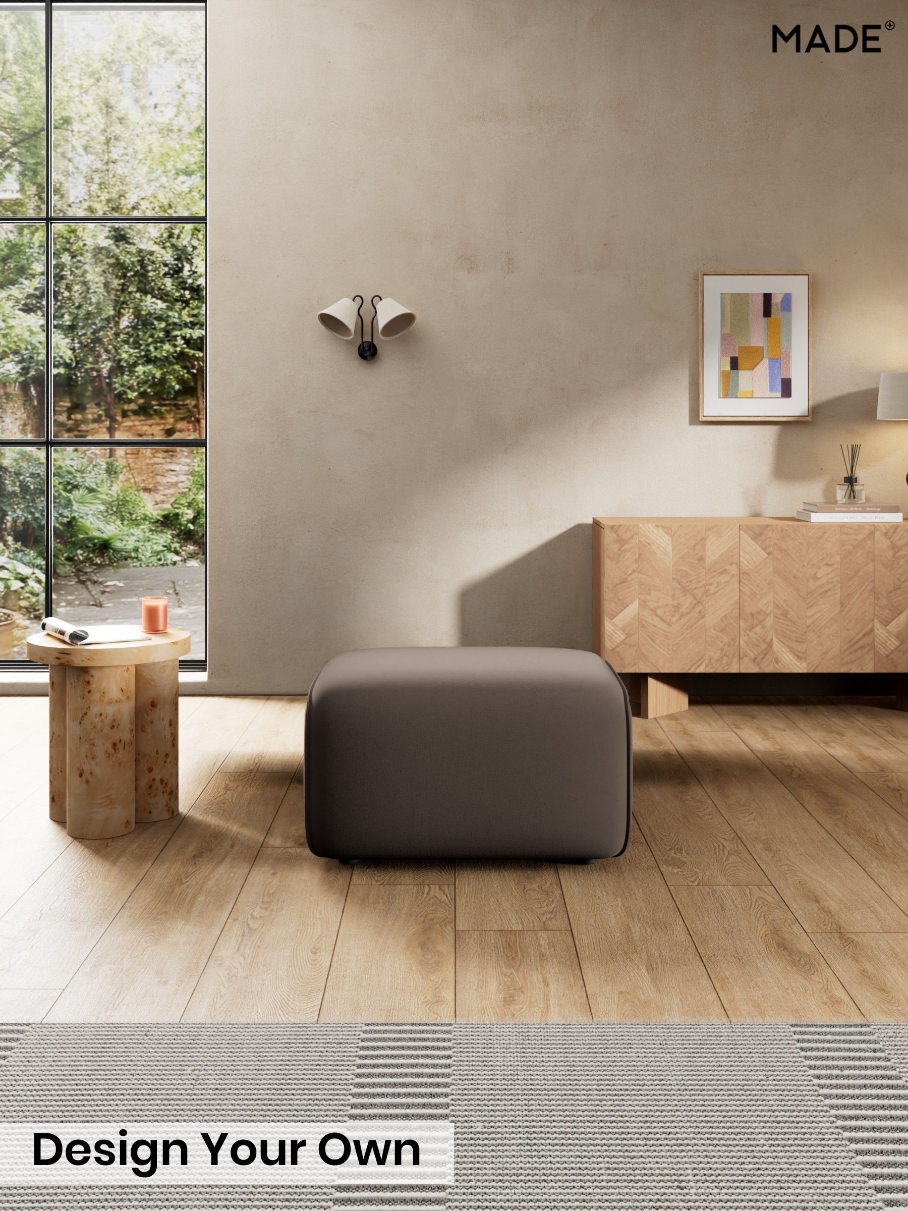 Matt Velvet Easy Clean/Soft Brown - Avalon By Made