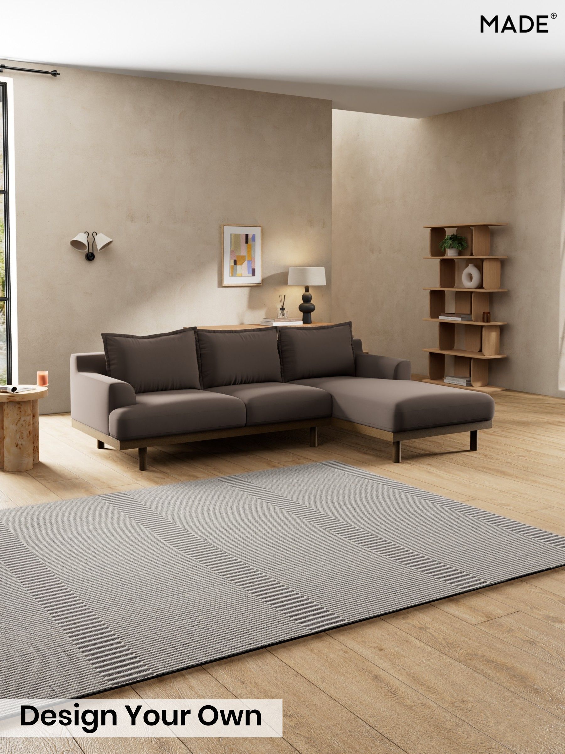 Matt Velvet Easy Clean/Soft Brown - Turin By Made